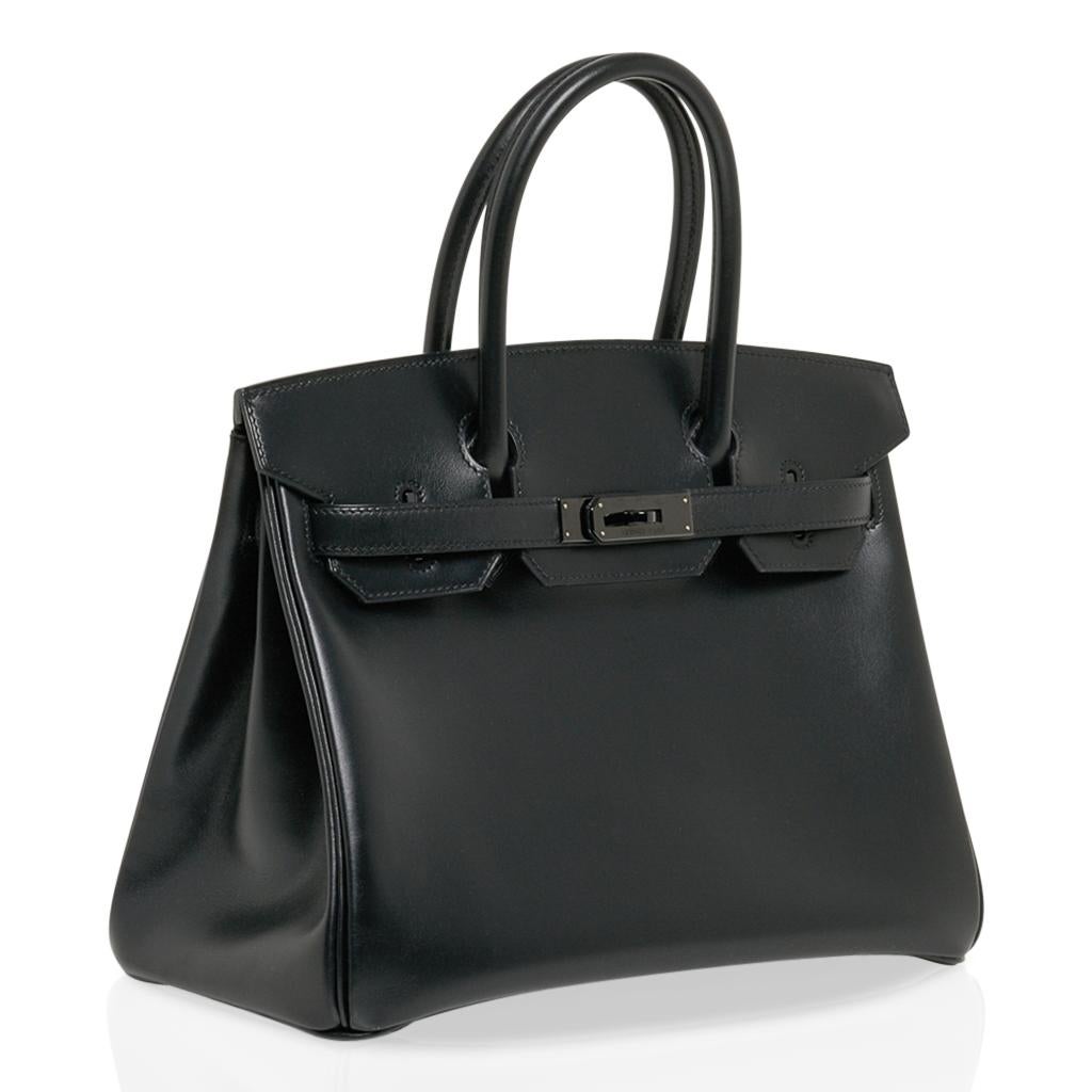 Hermes Birkin 30 Bag So Black Limited 