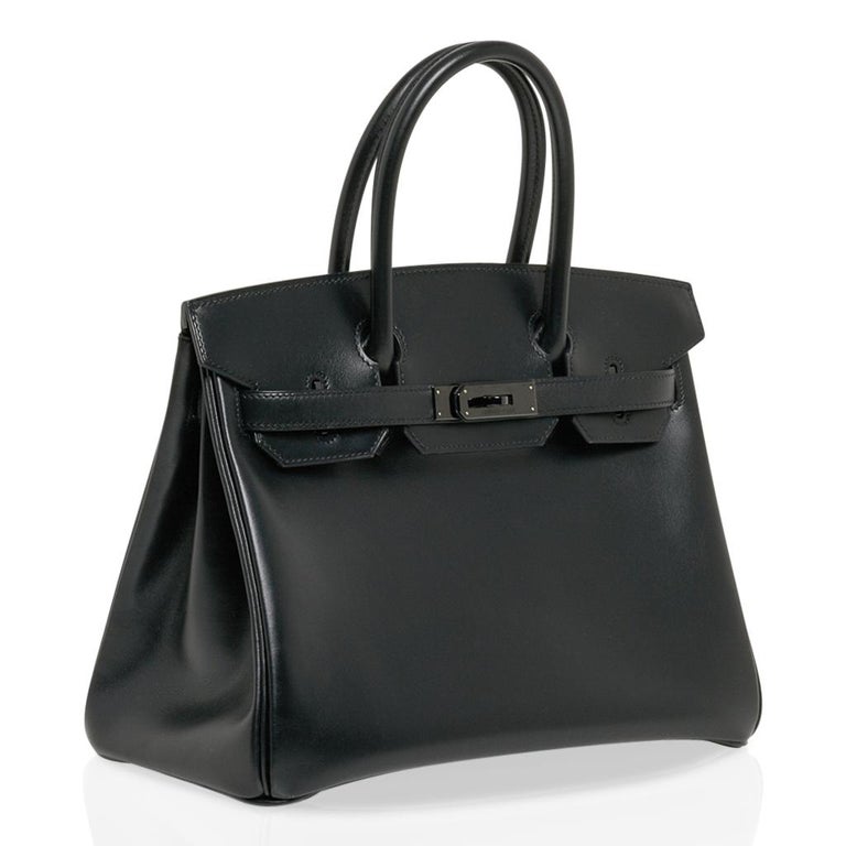 Hermes Birkin 30 Bag So Black Limited Edition Box Leather at 1stDibs ...
