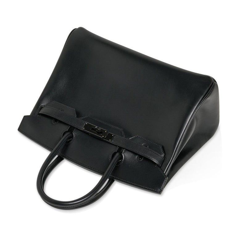 Hermes Birkin 30 Bag So Black Limited Edition Box Leather 2