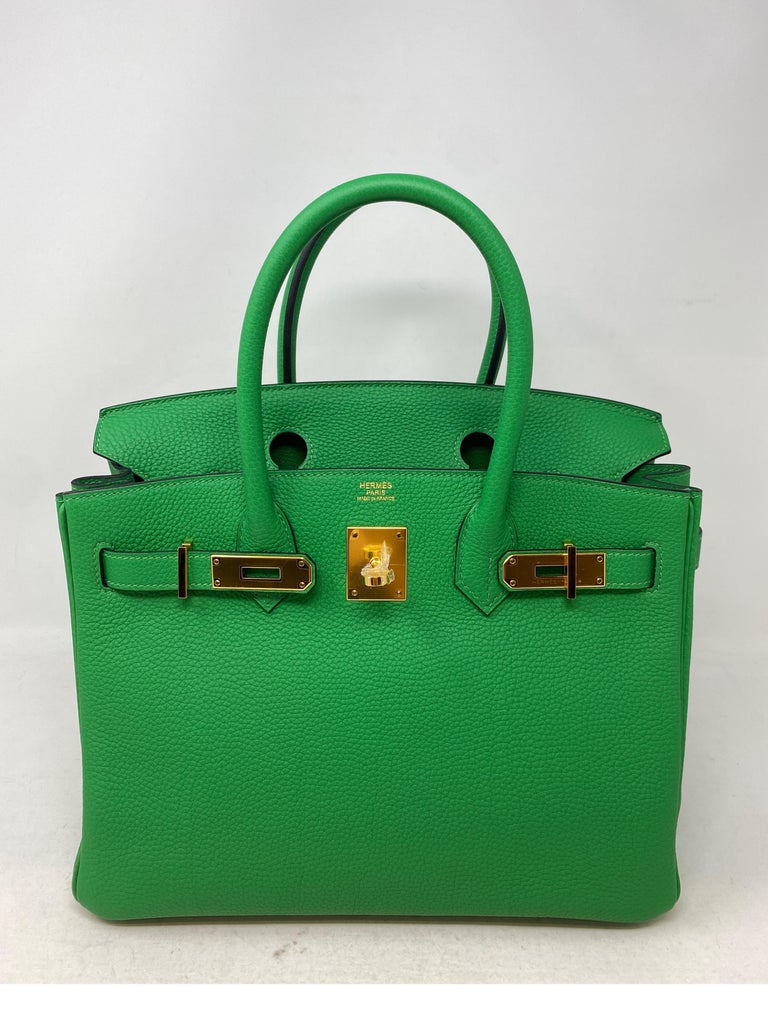 Hermes Birkin 30 Bamboo Bag at 1stDibs