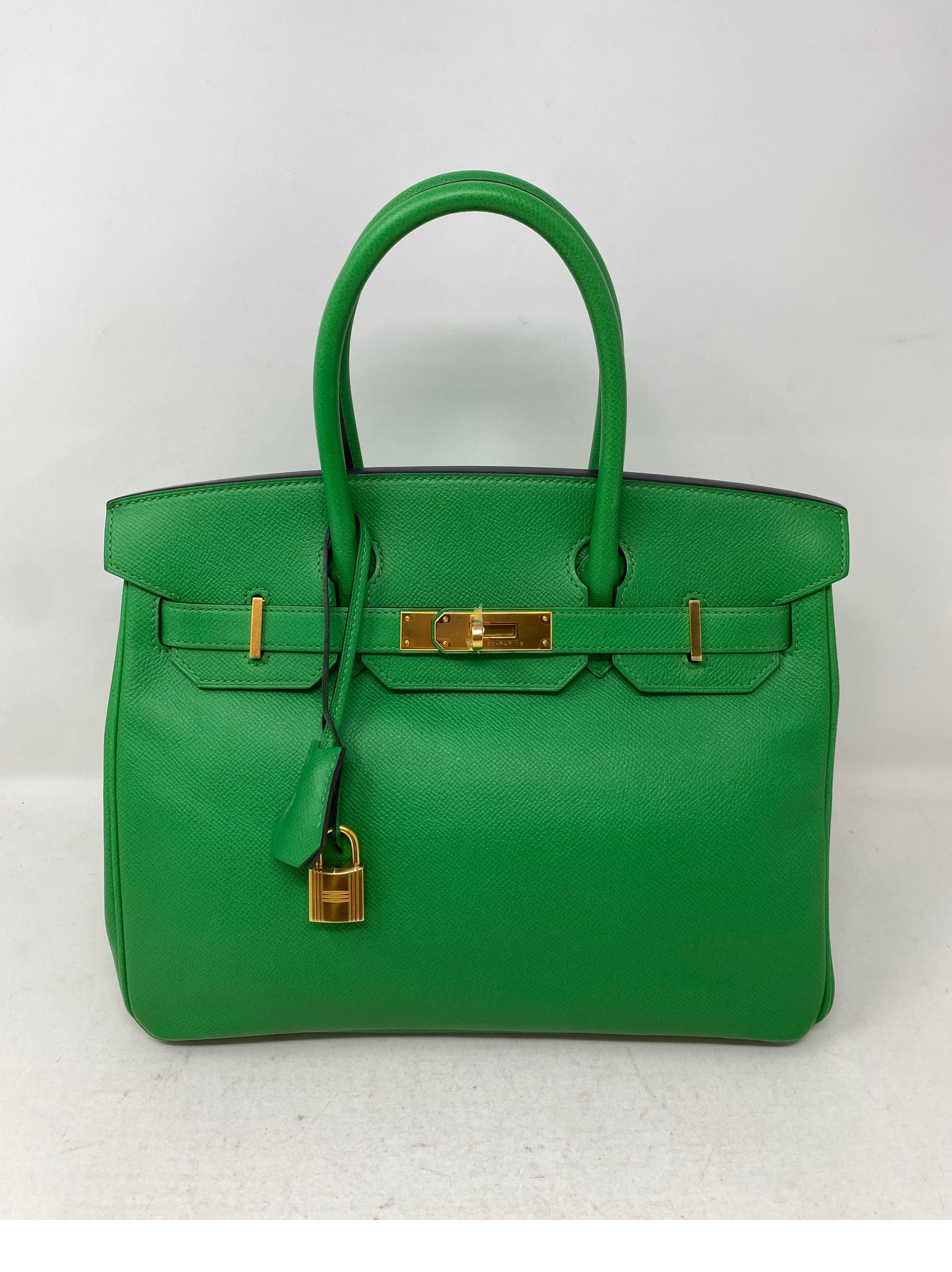 Hermes Birkin 30 Bamboo Bag  11