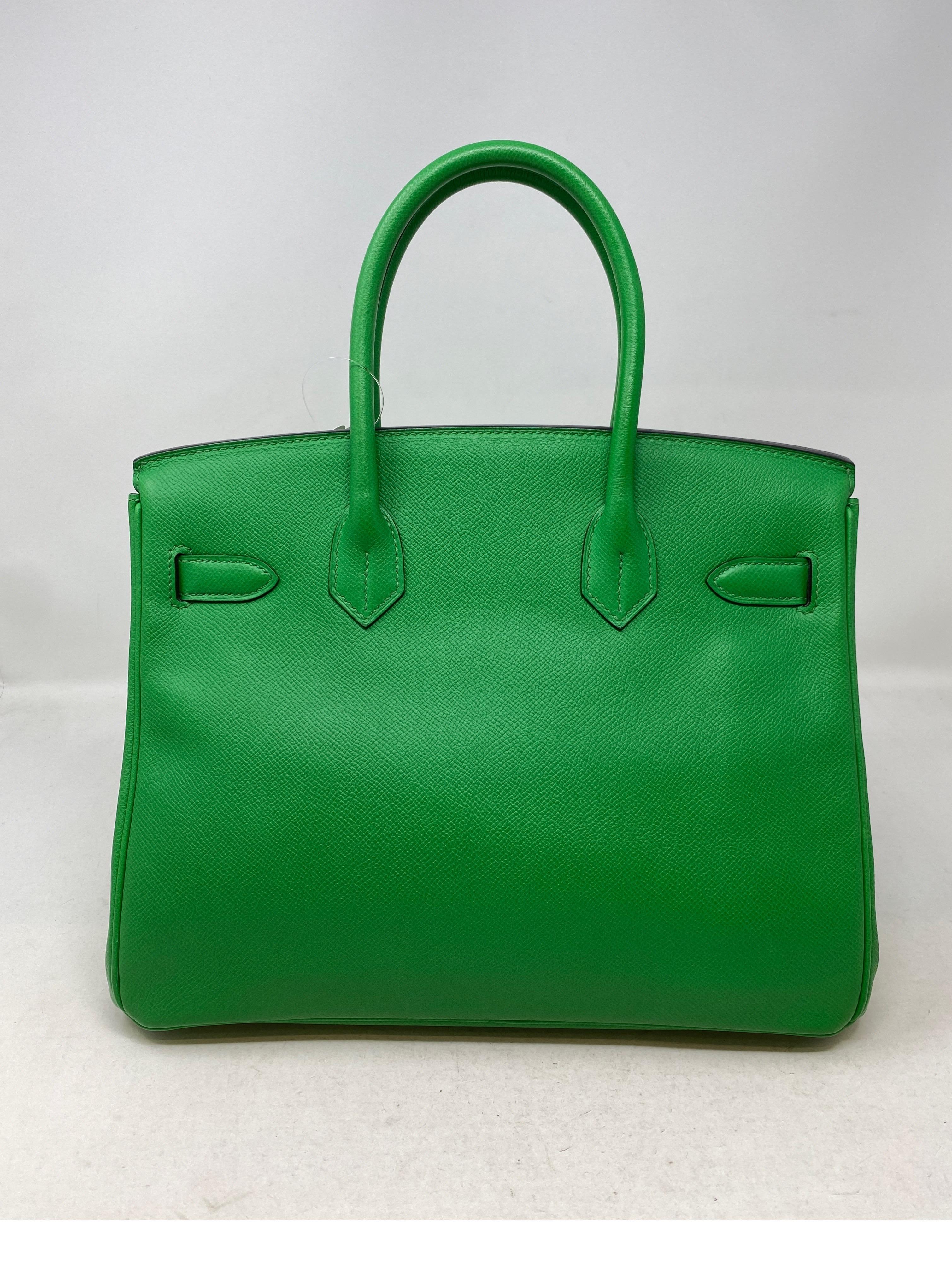 Hermes Birkin 30 Bamboo Bag  In Excellent Condition In Athens, GA