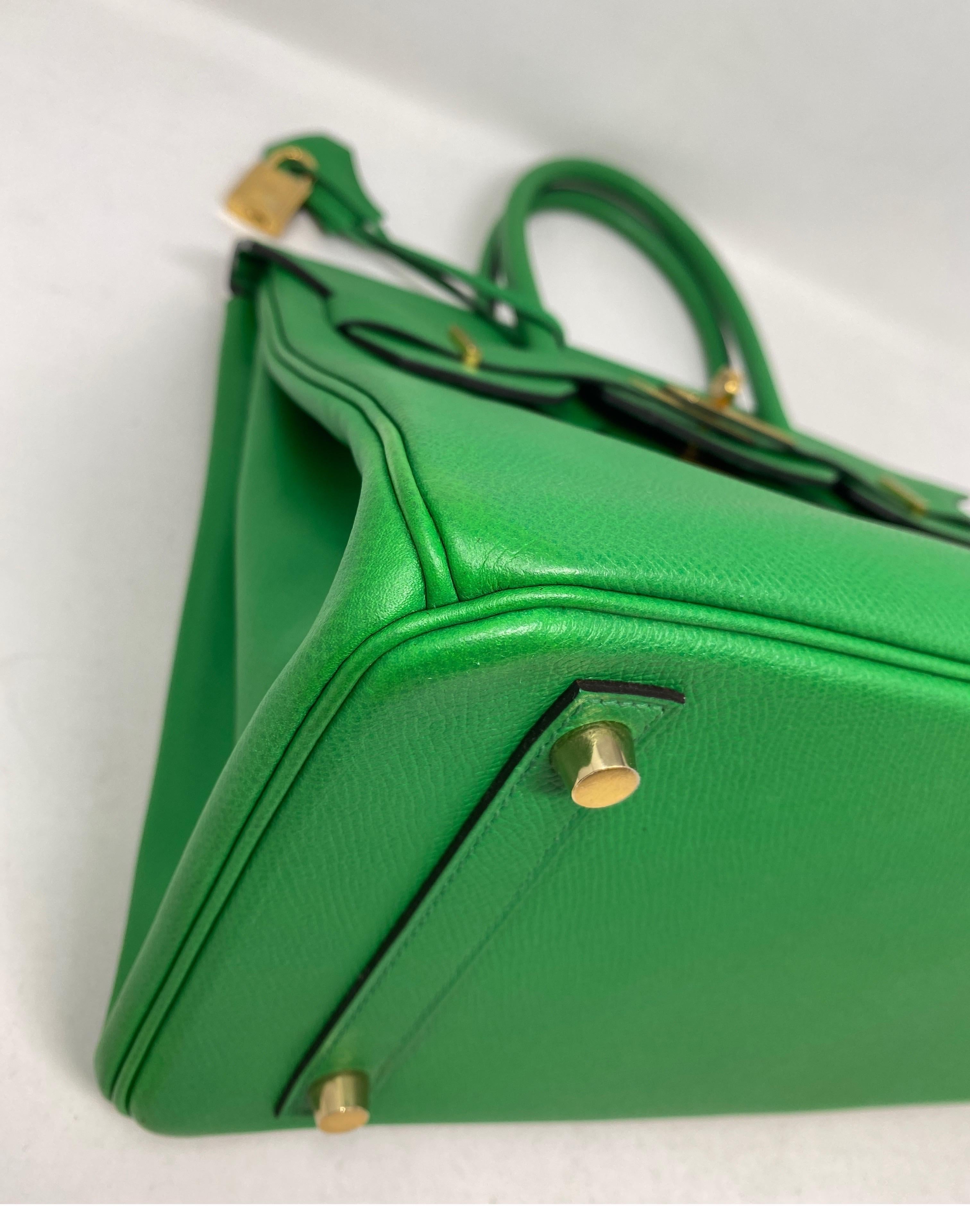 Hermès Birkin 30 Bamboo Green Bag 2