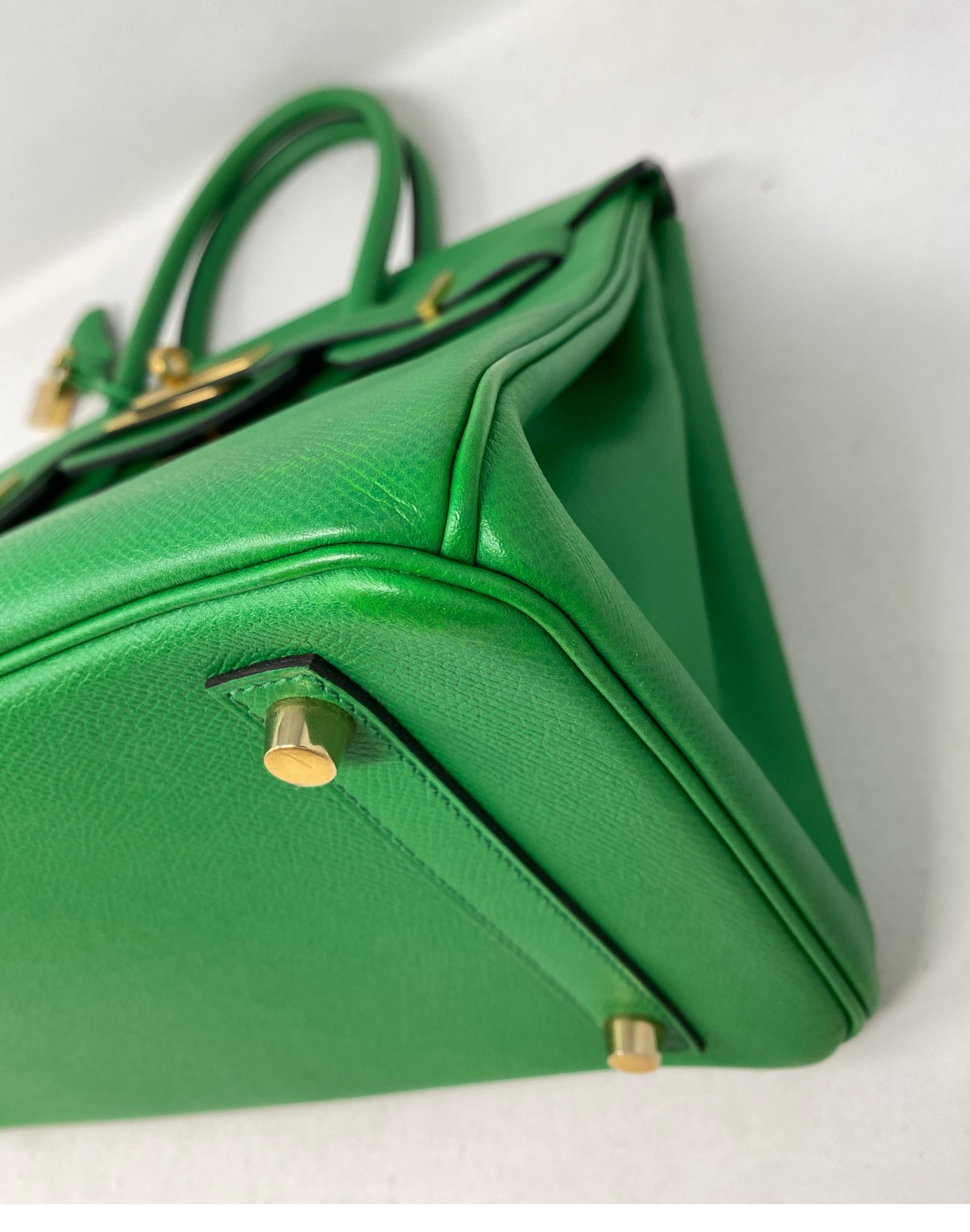Hermès Birkin 30 Bamboo Green Bag 3