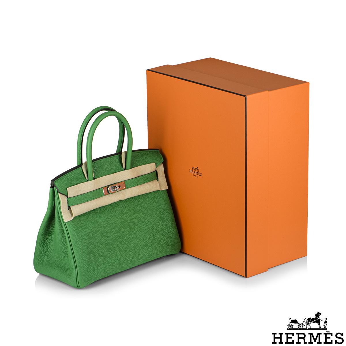 Hermès Birkin 30 Bambou/ Caramel Verso Togo PHW 5