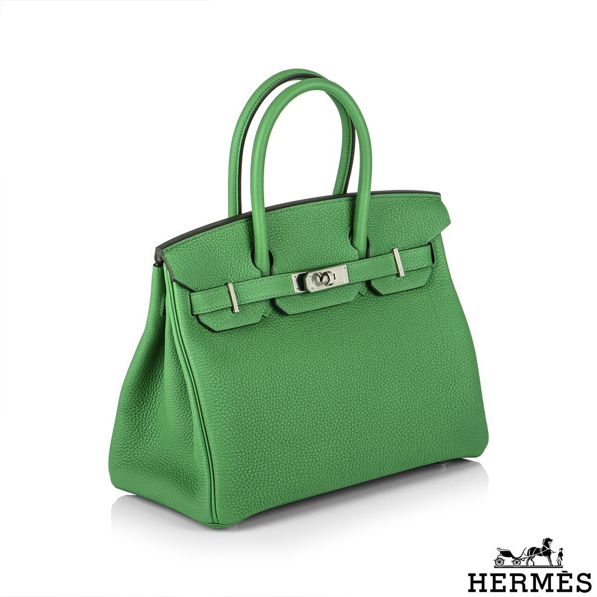 Hermès Birkin 30 Bambou/ Caramel Verso Togo PHW In New Condition In Mayfair, London, London