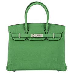 Hermès Birkin 30 Bambou/ Karamell Verso Togo PHW