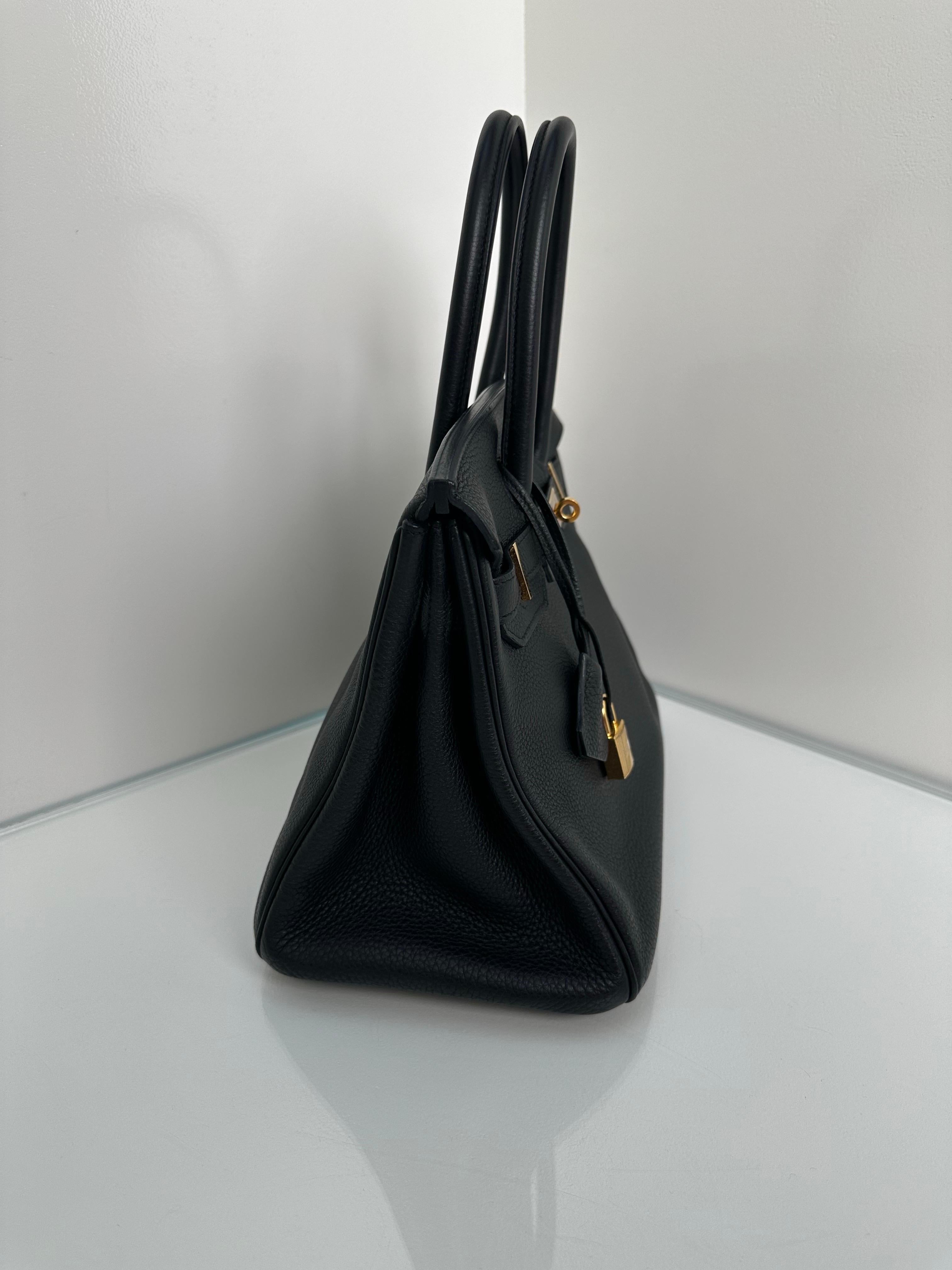 Noir Sac Hermes Birkin 30 noir en vente