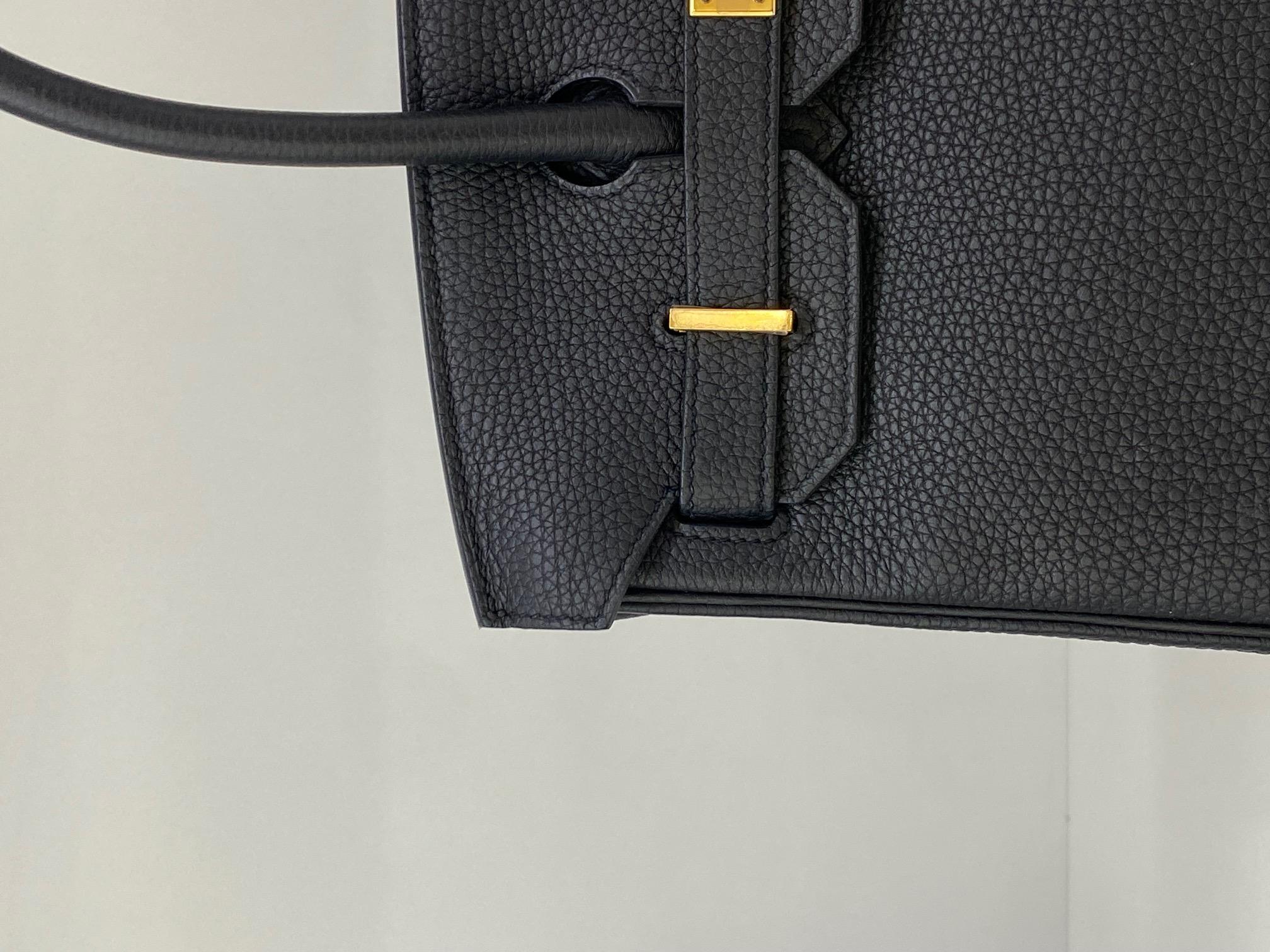 Hermes Birkin 30 Black GHW In Excellent Condition For Sale In Double Bay, AU