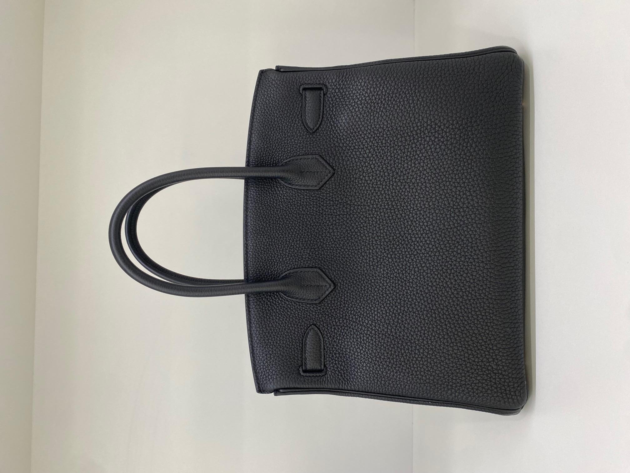 Hermes Birkin 30 Black GHW For Sale 1