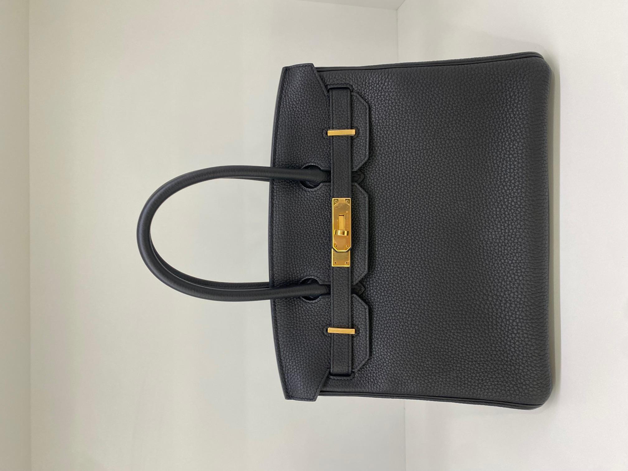 Hermes Birkin 30 Black GHW For Sale 2