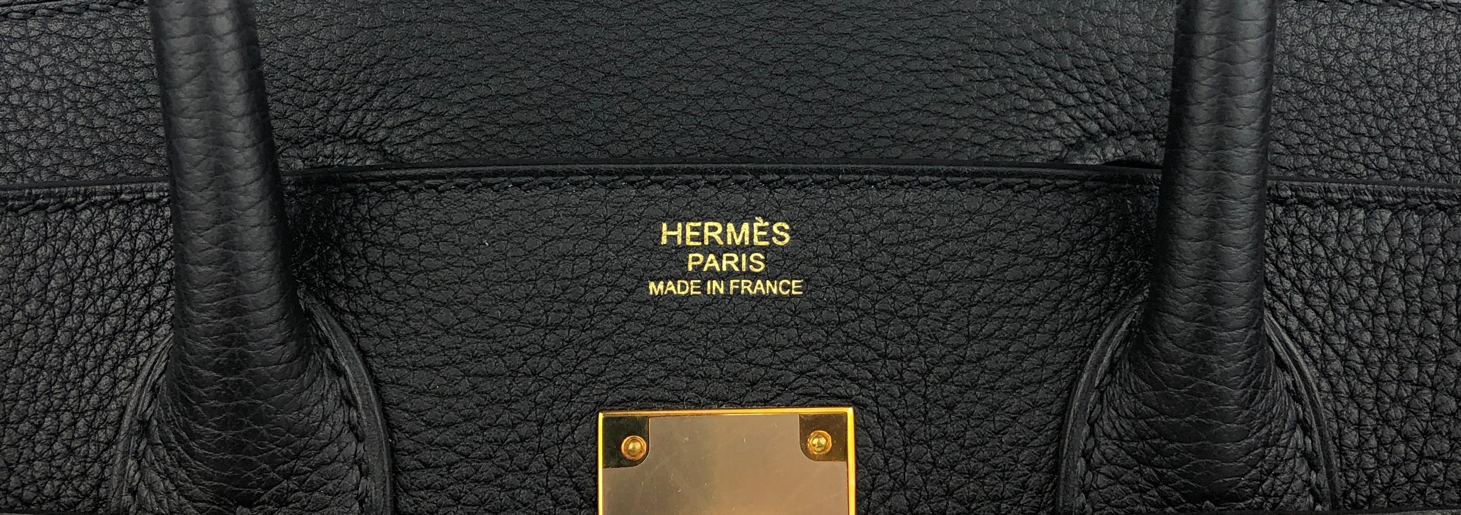 Hermes Birkin 30 Black Noir Togo Leather Rose Gold Hardware 2