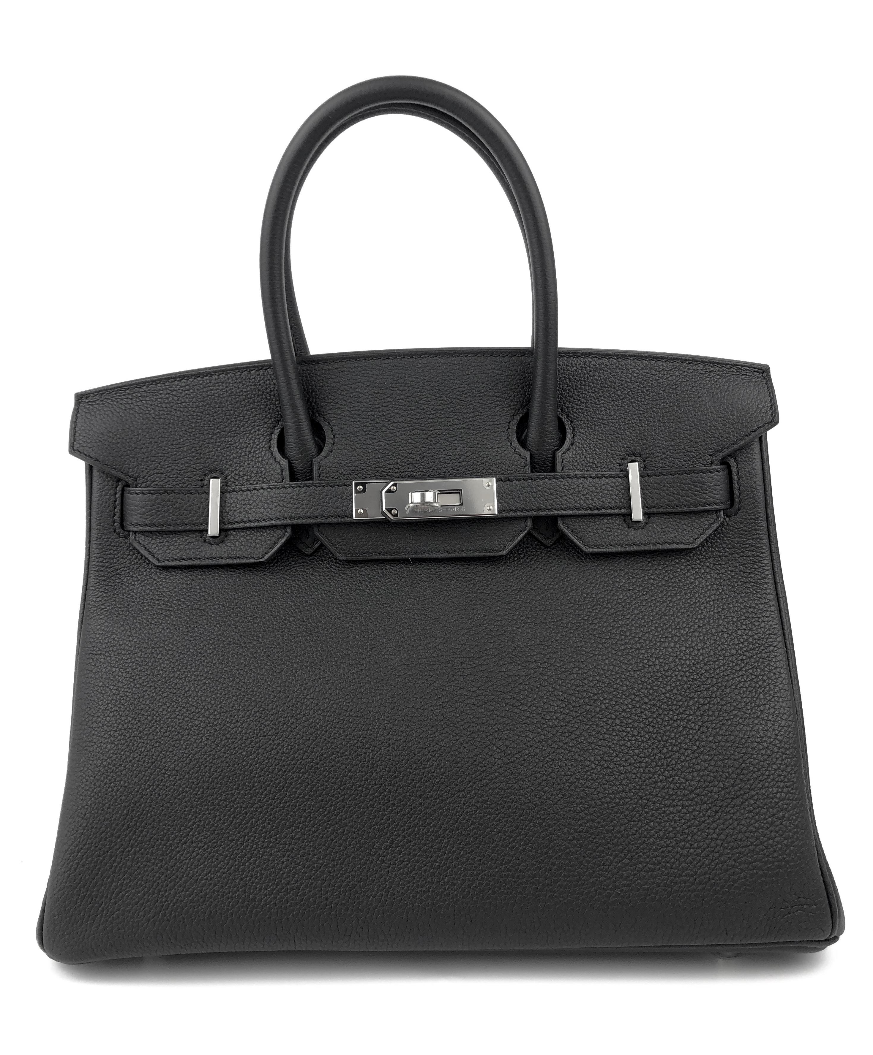 NEW 2020 Stunning Hermes Birkin 30 Black Noir Togo Palladium Hardware. Y Stamp 2020.

Shop with Confidence from Lux Addicts. Authenticity Guaranteed!