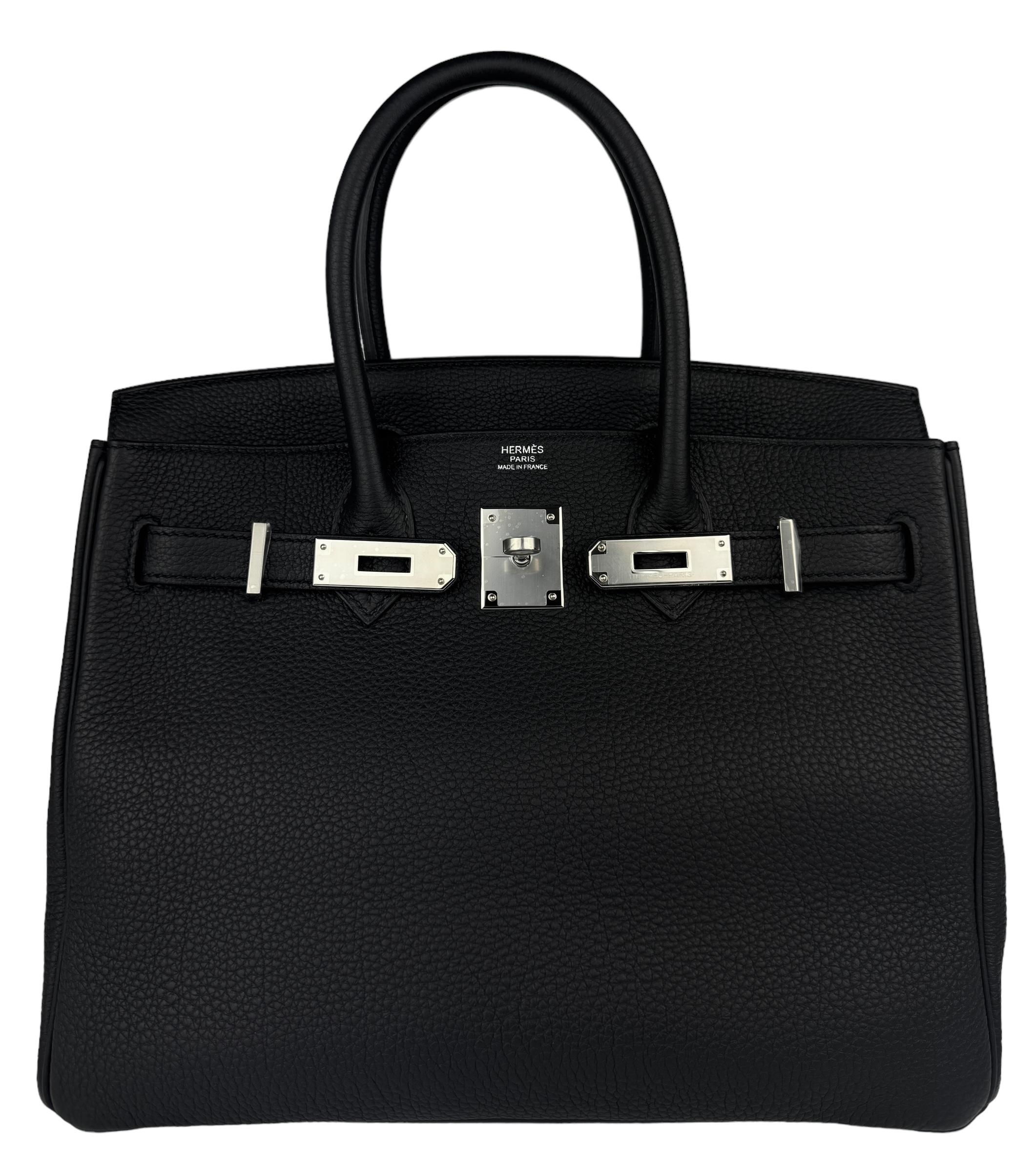 Hermes Birkin 30 Noir TogoCuir Palladium Quincaillerie 2022 Excellent état à Miami, FL