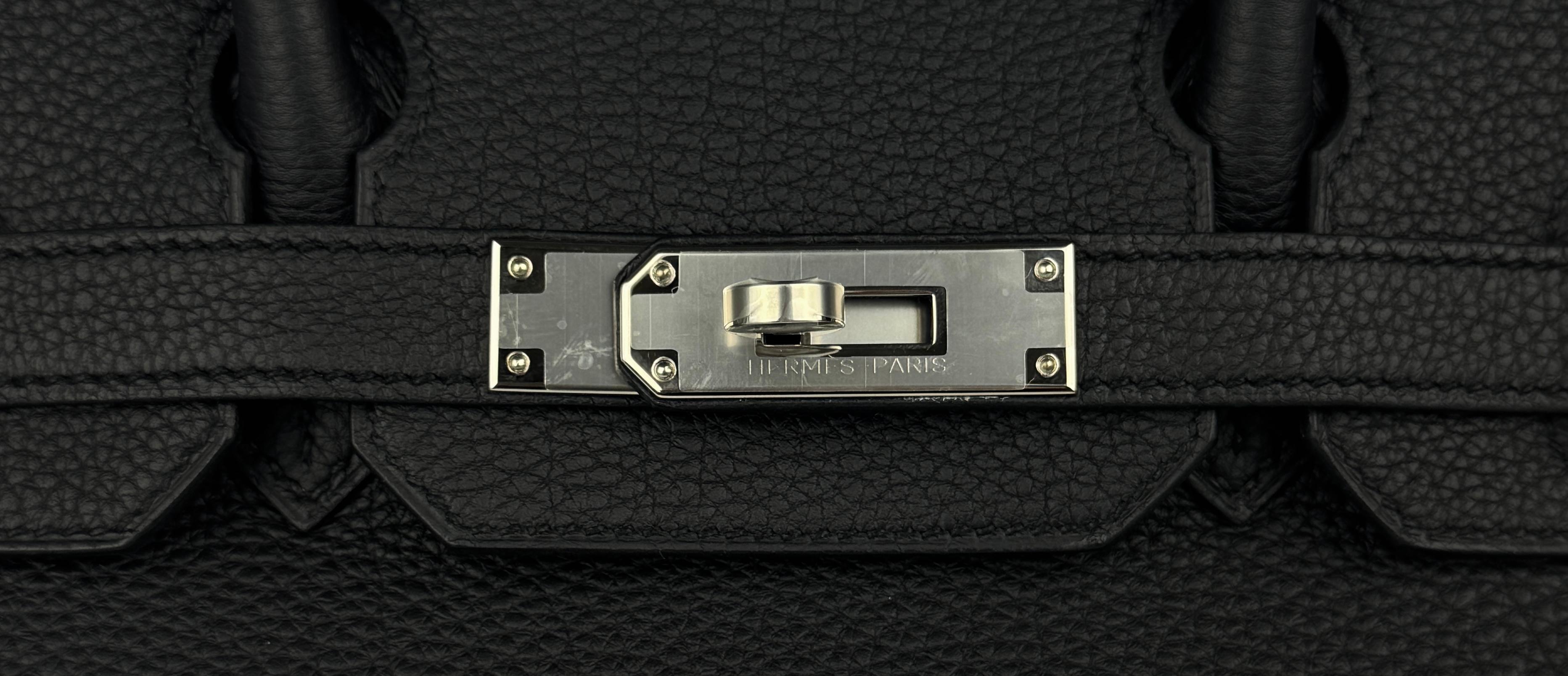  Hermes Birkin 30 Noir TogoCuir Palladium Quincaillerie 2022 Unisexe 