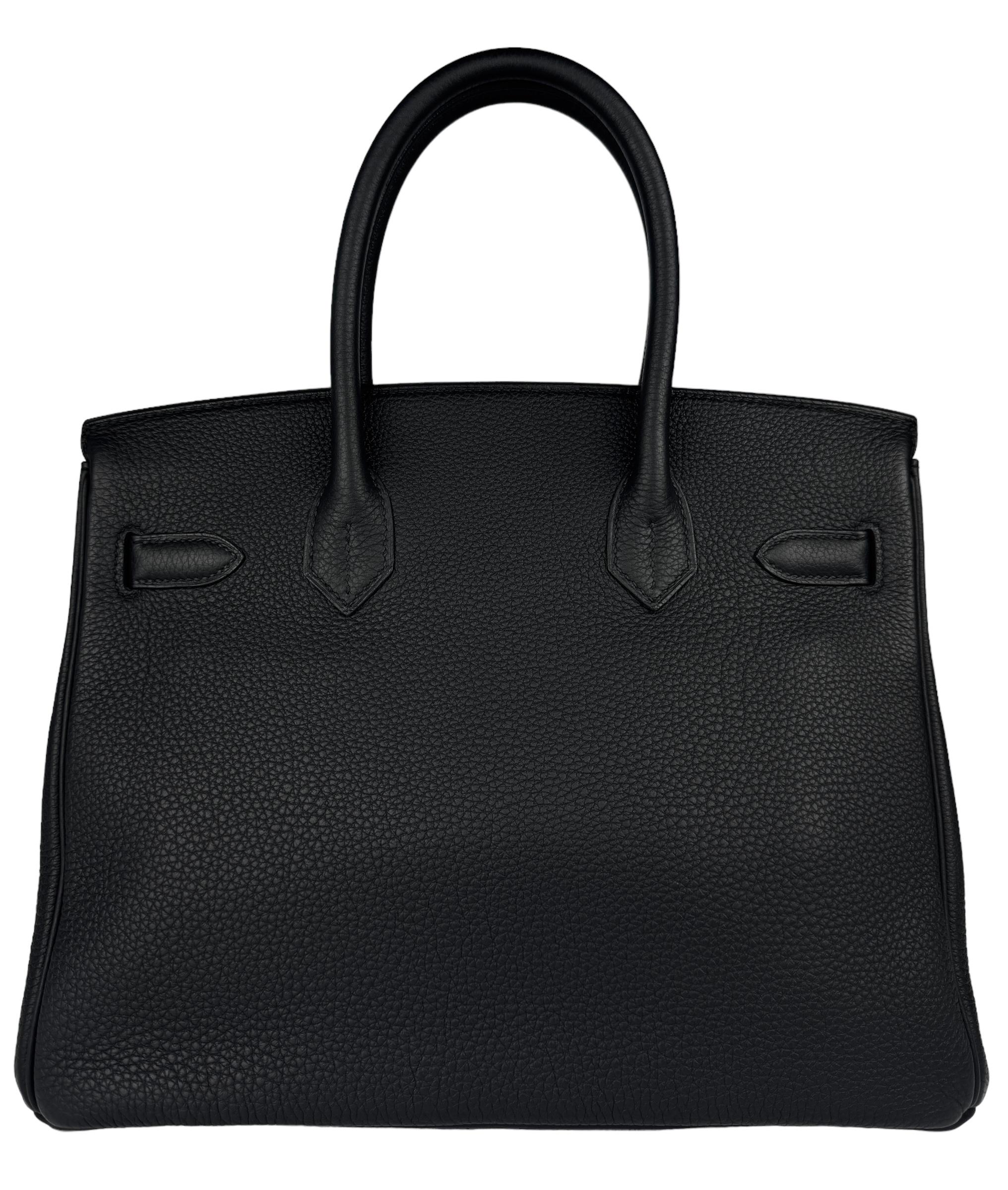 Hermes Birkin 30 Noir TogoCuir Palladium Quincaillerie 2022 2