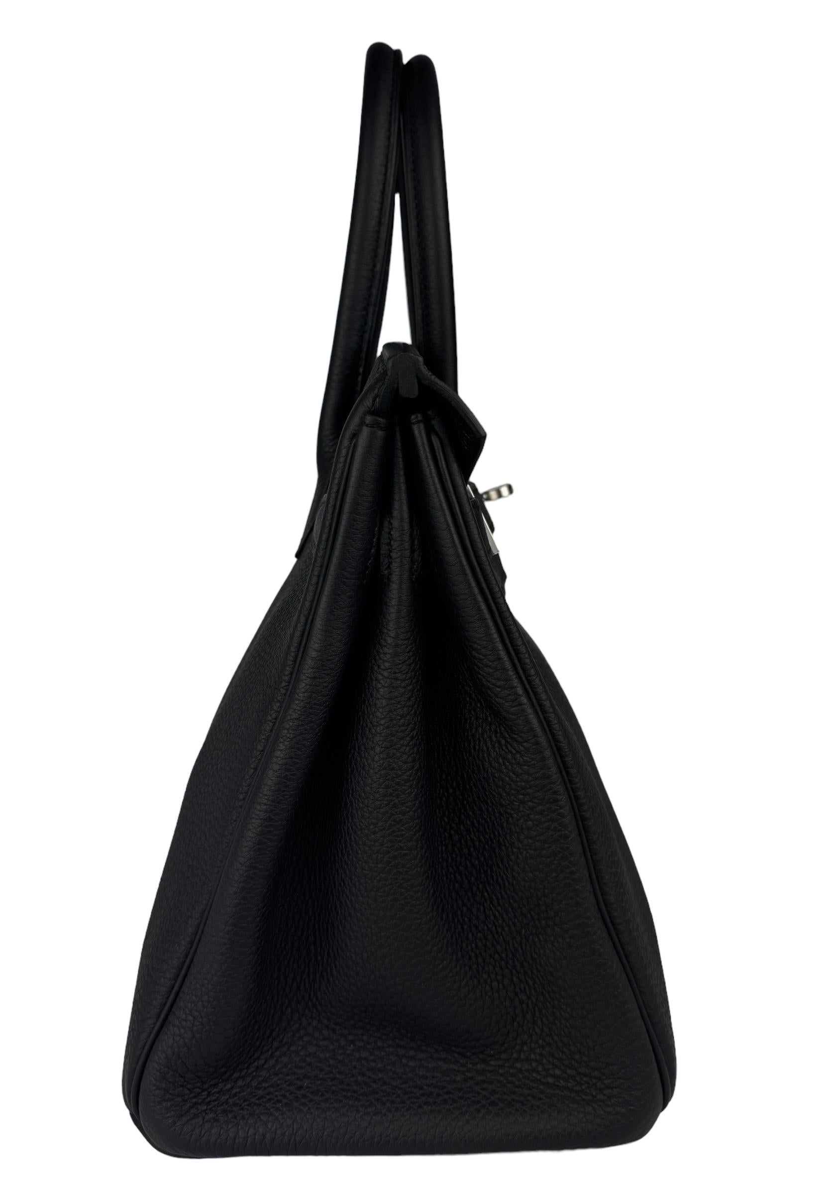 Hermes Birkin 30 Noir TogoCuir Palladium Quincaillerie 2022 3
