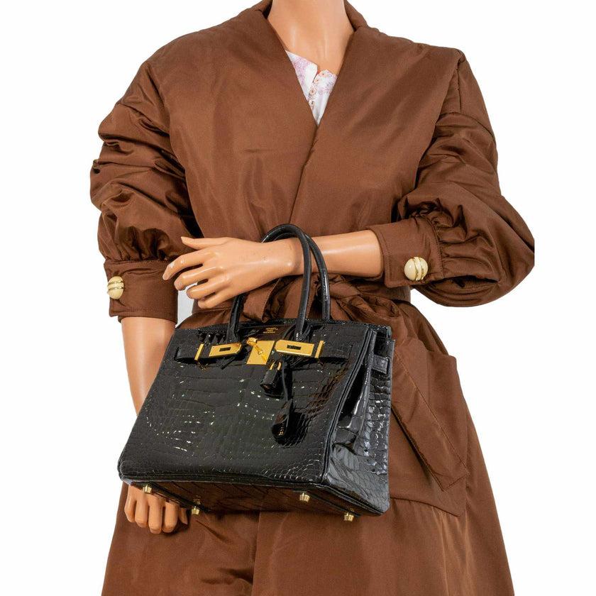 Birkin 30 black gold hardware sale