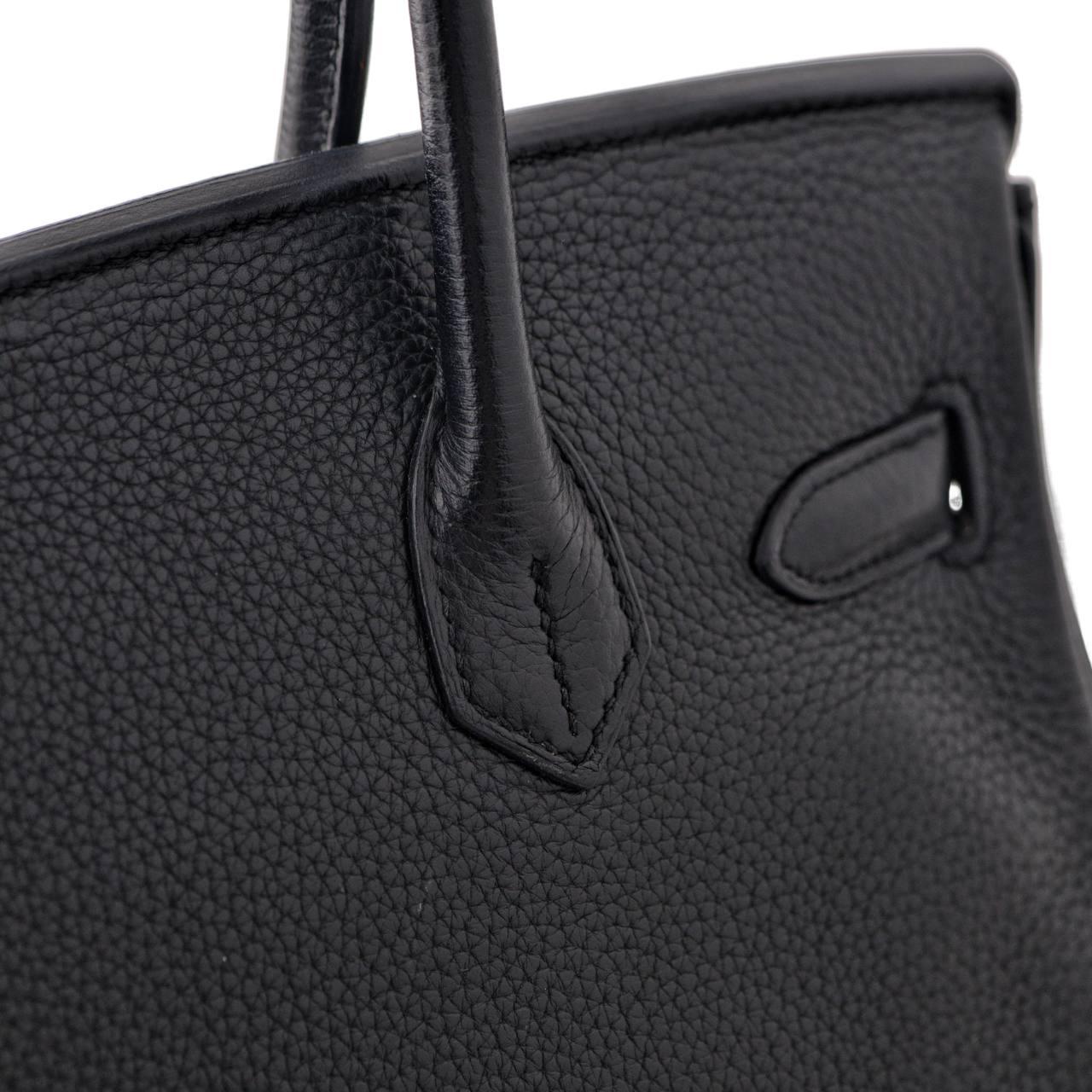 Hermès Birkin 30 Black Togo Leather with Gold Hardware Handbag For Sale 4