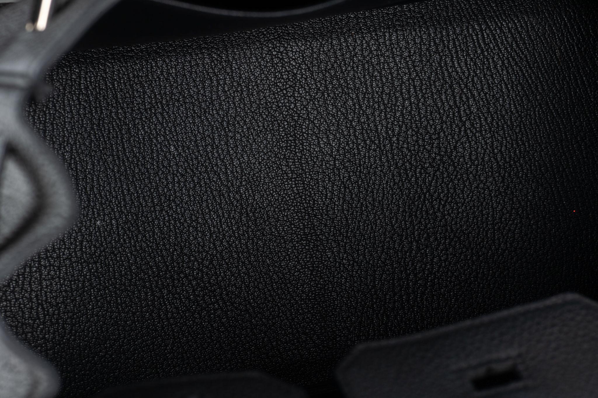 Hermès Birkin 30 Nero Togo Palladium in vendita 9