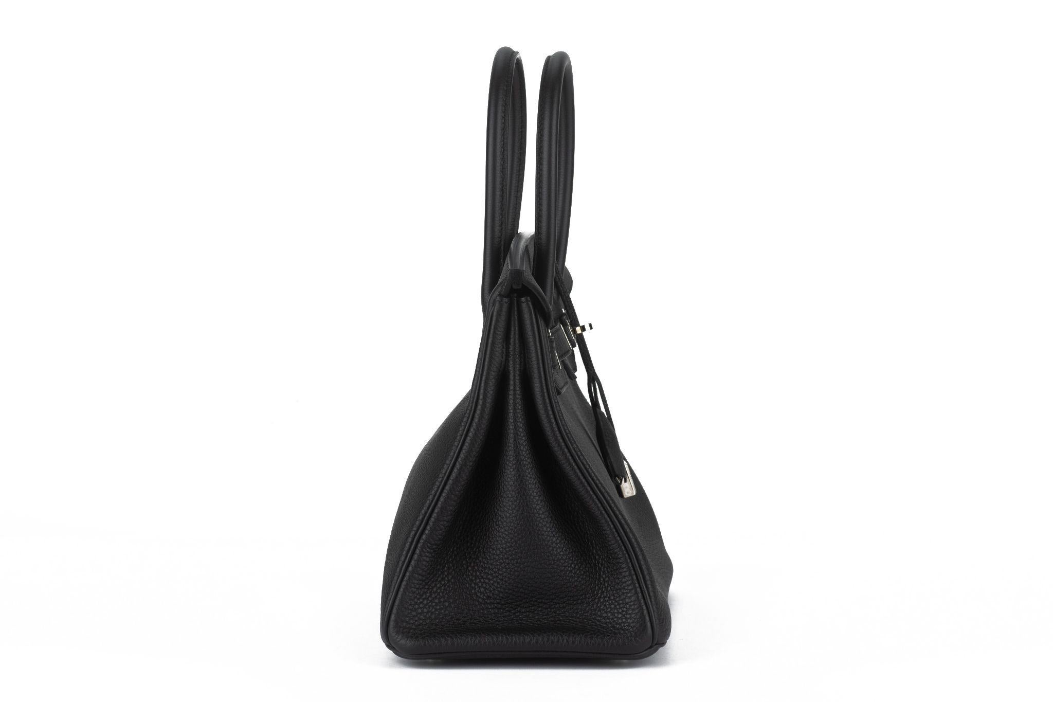 Hermès Birkin 30 Nero Togo Palladium In condizioni ottime in vendita a West Hollywood, CA