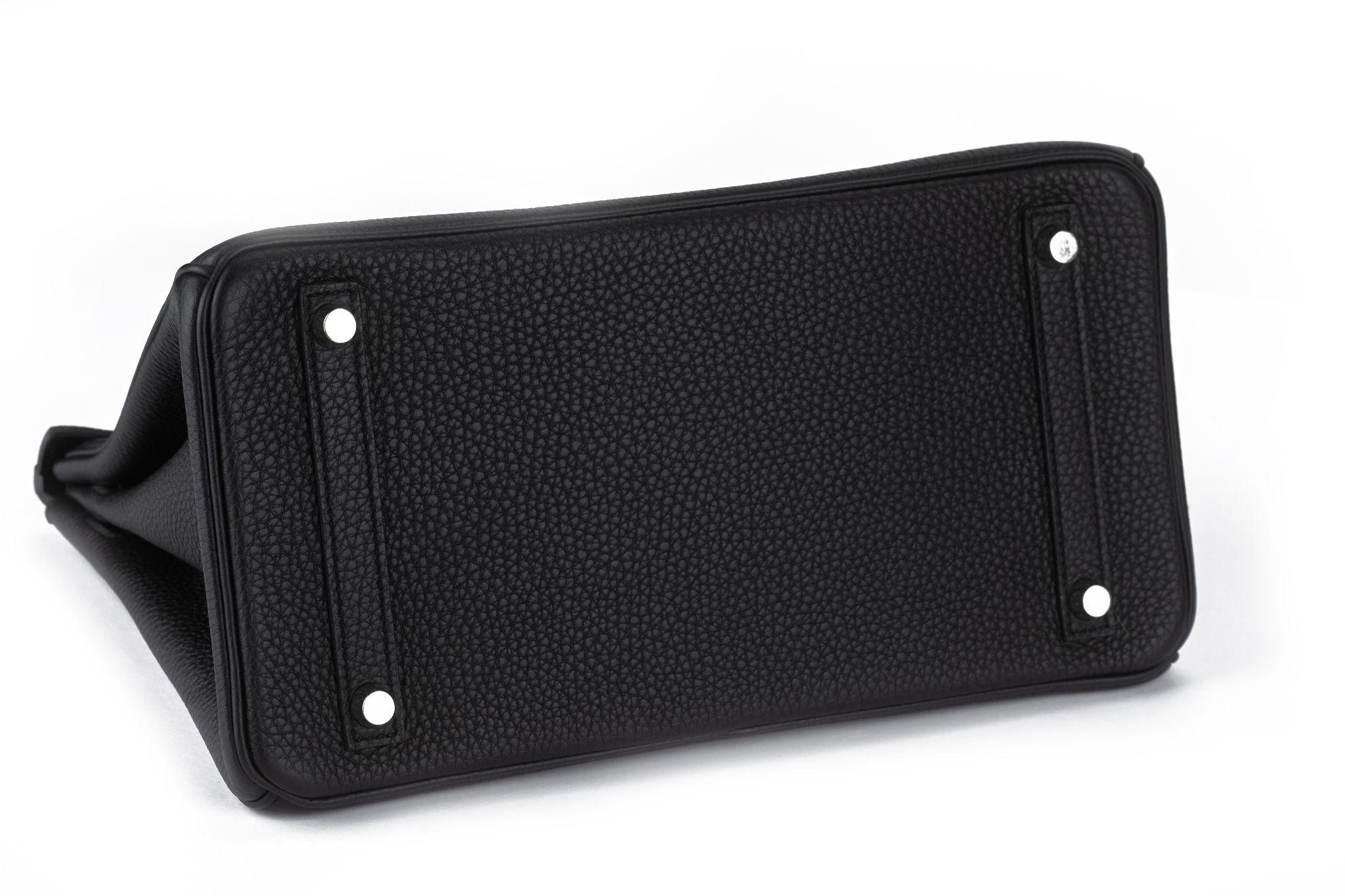 Hermès Birkin 30 Nero Togo Palladium in vendita 1