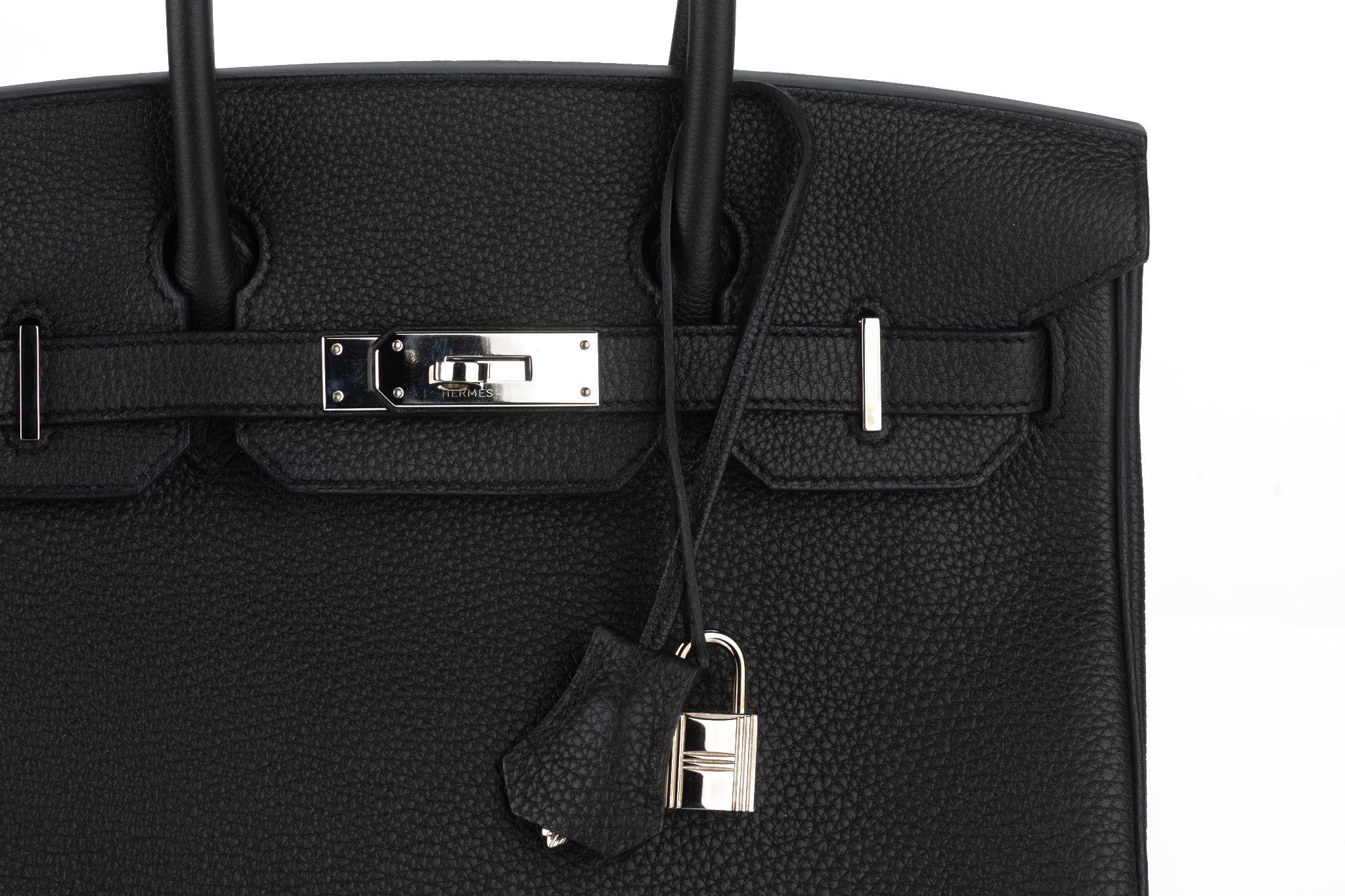 Hermès Birkin 30 Nero Togo Palladium in vendita 2