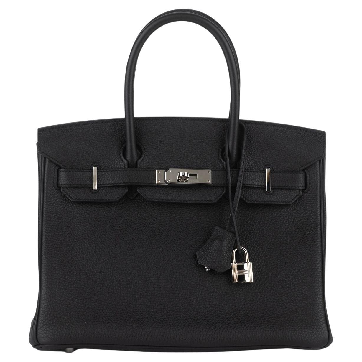 Hermès Birkin 30 Nero Togo Palladium in vendita