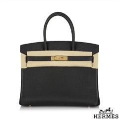 Hermès Birkin 30 Black Veau Epsom GHW
