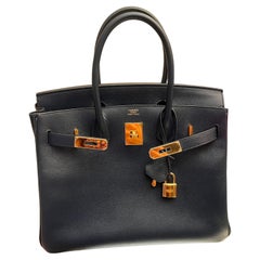 Hermes Birkin 30 Bleu Nuit Epsom bag