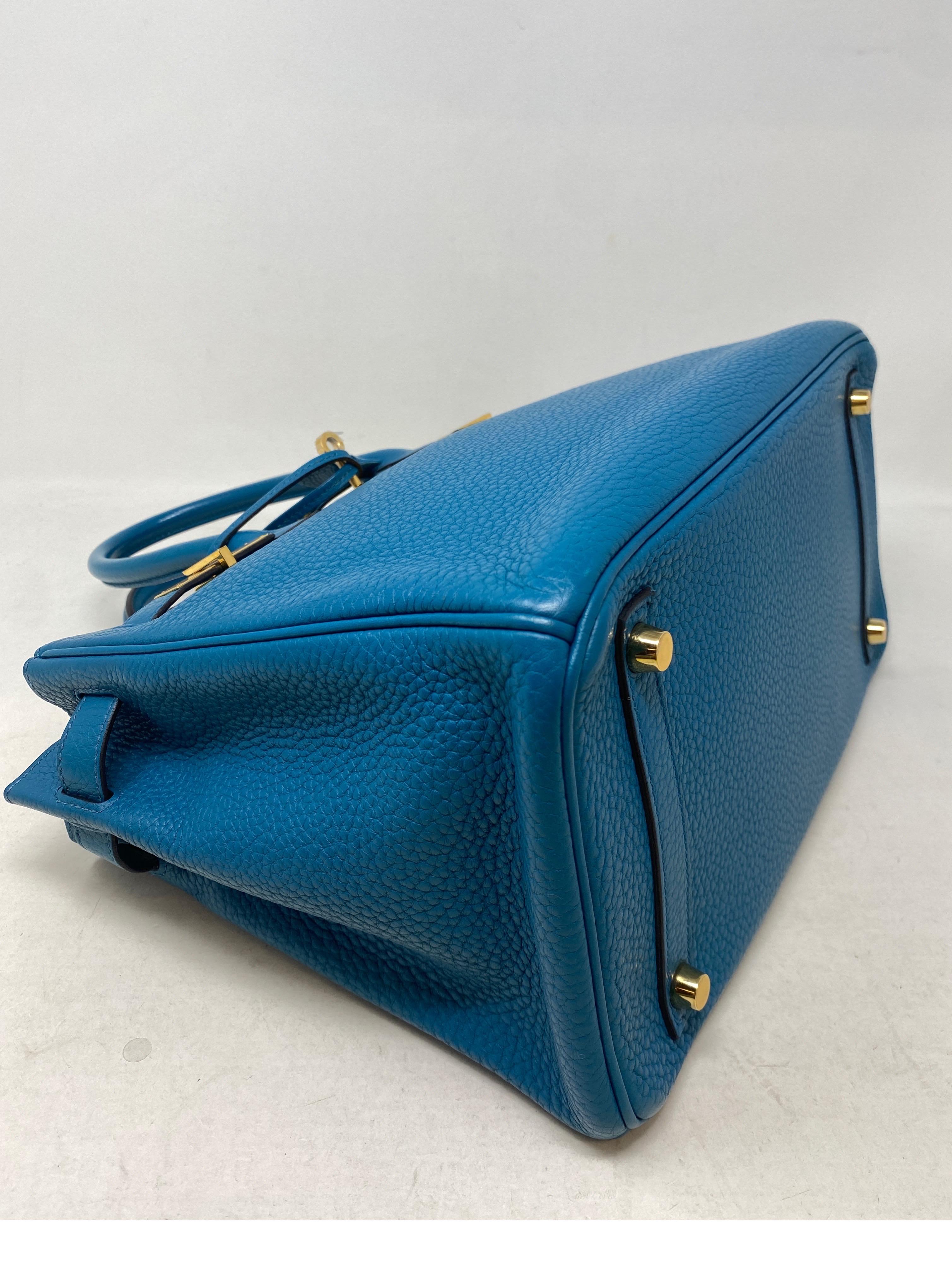 Hermes Birkin 30 Blue Cobalt Bag  3