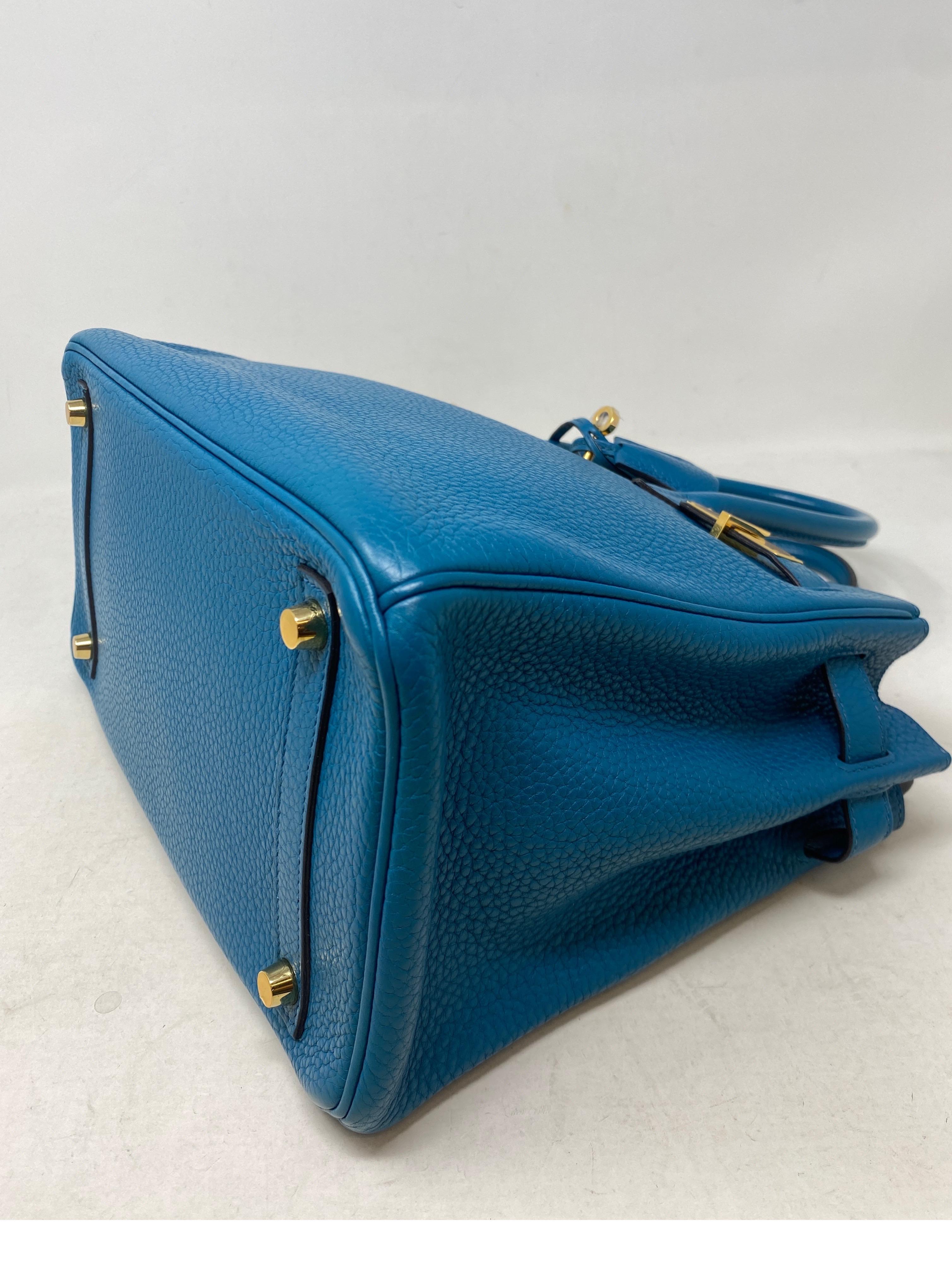 Hermes Birkin 30 Blue Cobalt Bag  4