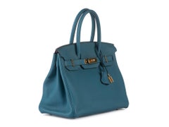 Hermès Birkin 30 Blue Cobalt Togo Gold