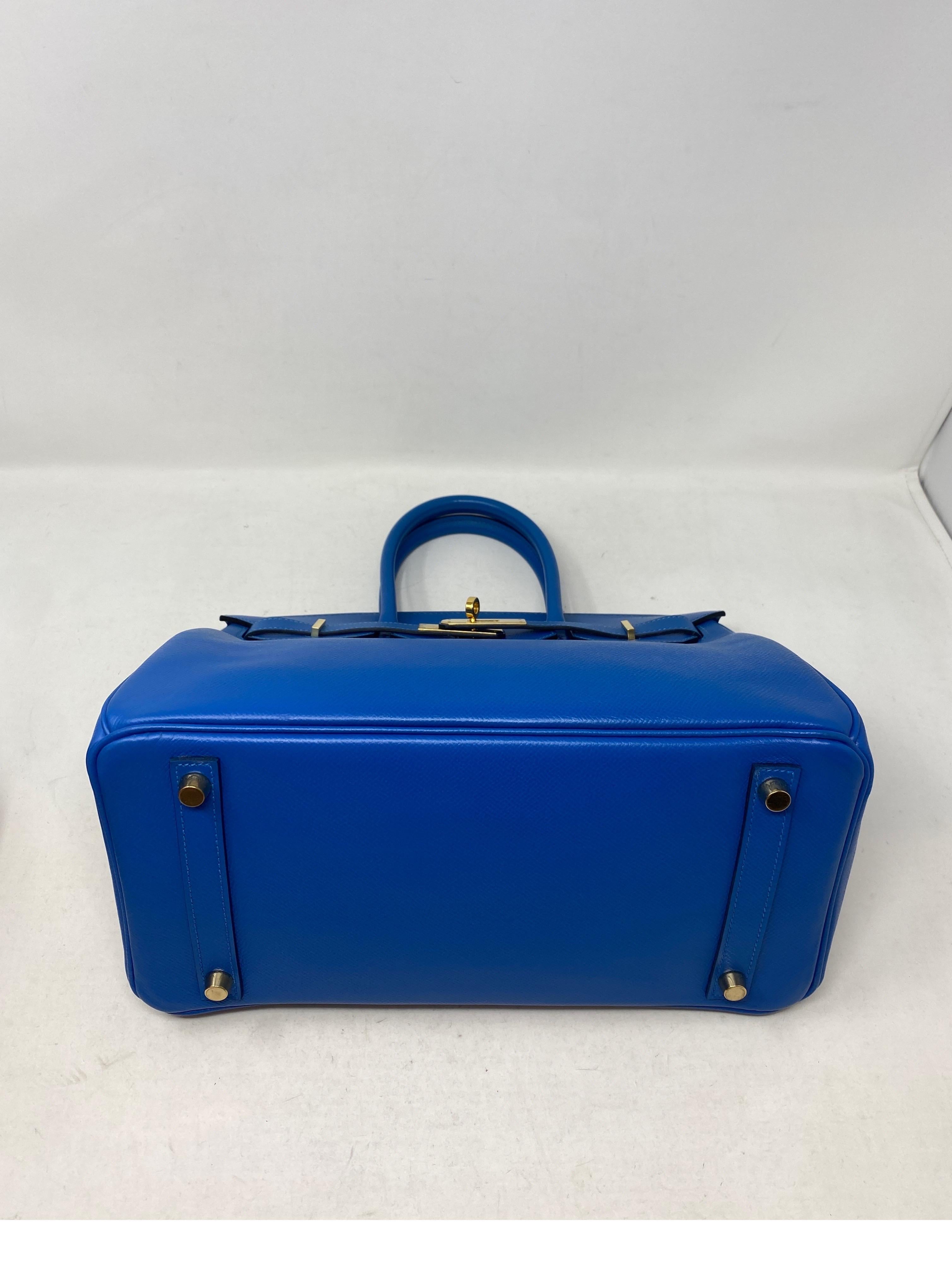 Women's or Men's Hermes Birkin 30 Blue France 