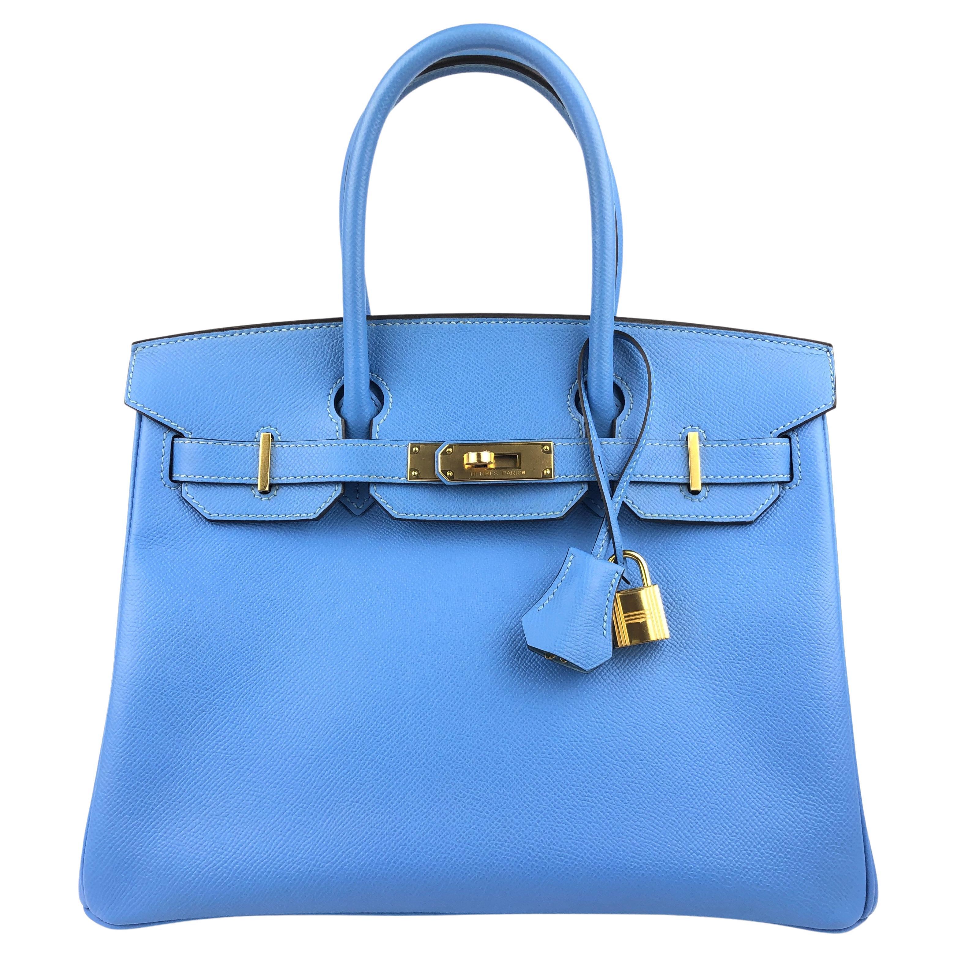Hermès - Blue Paradise Epsom Birkin 30