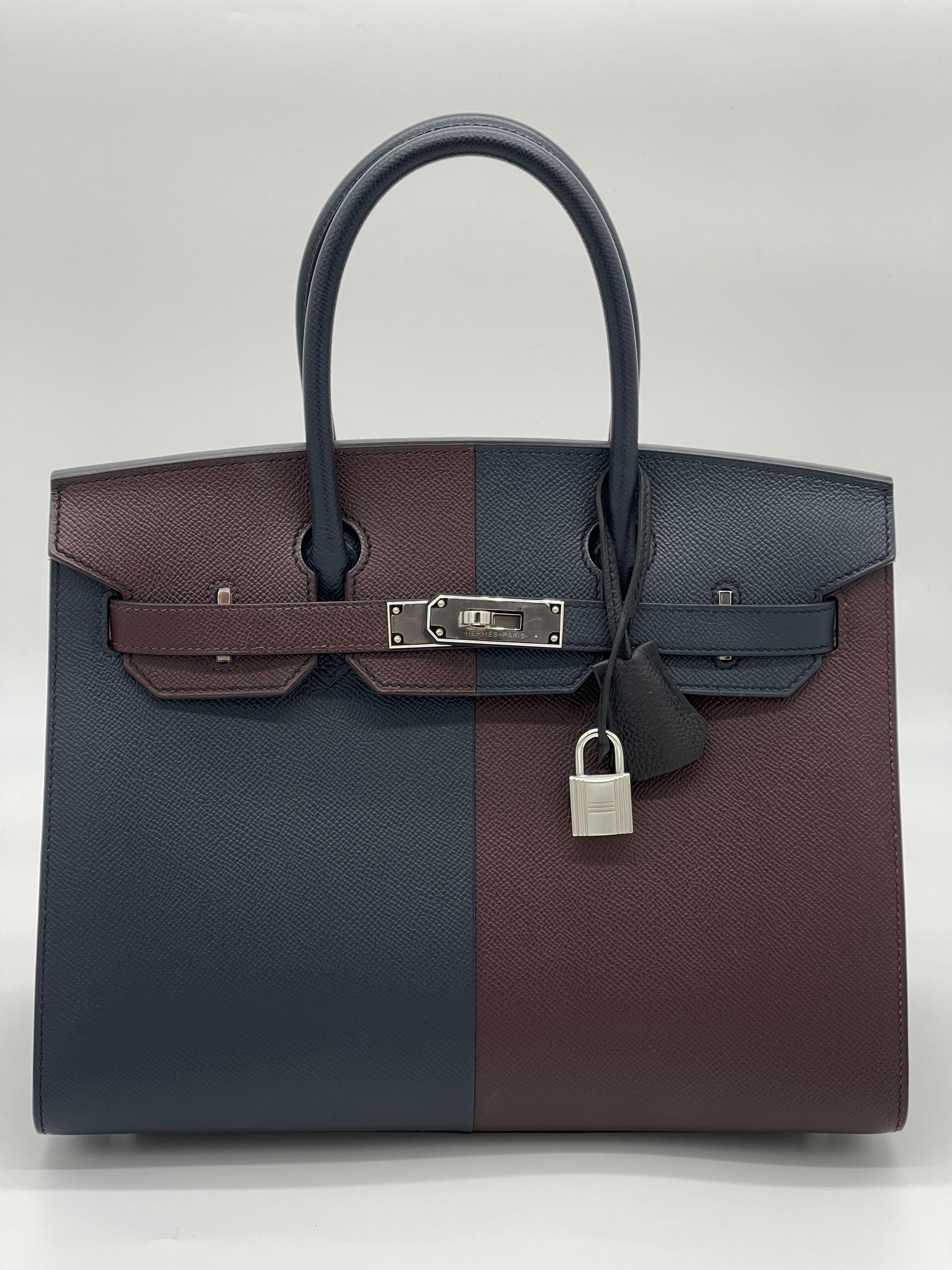 Hermès Birkin 30 Tri-Toned Casaque Rouge Sellier / Bleu Indigo / Rose Texas Epsom Leather Palladium Hardware

Condition & Year: New 2022
Measurements: 11.5” W x 9” H x 6” D
Material: Epsom Leather
Hardware: Palladium plated

*Comes with full