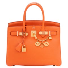 Hermes Birkin 30 Classic Hermes Orange Birkin Gold Hardware