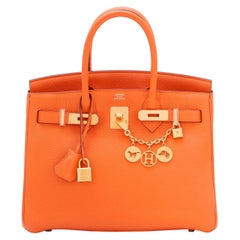 Hermes Birkin 30 Classic Hermes Orange Birkin Gold Hardware W Stamp, 2024 RARE