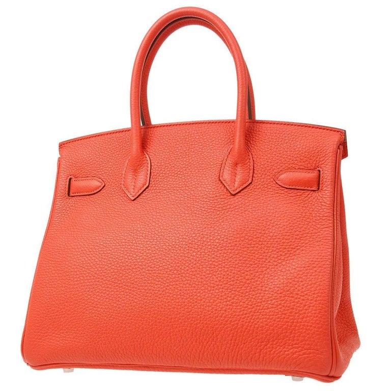 Hermès Birkin 30 Handbag - Red