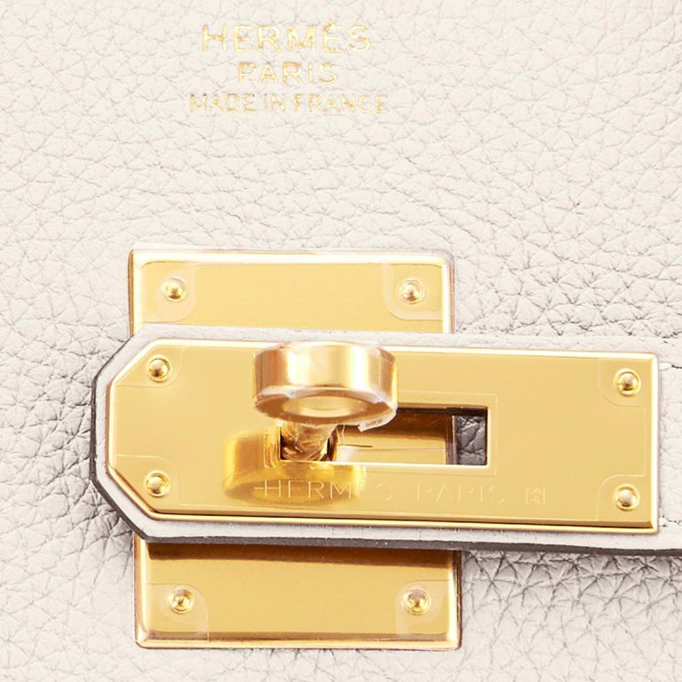 Hermès Craie Togo Birkin 30 Gold Hardware, 2023 Available For