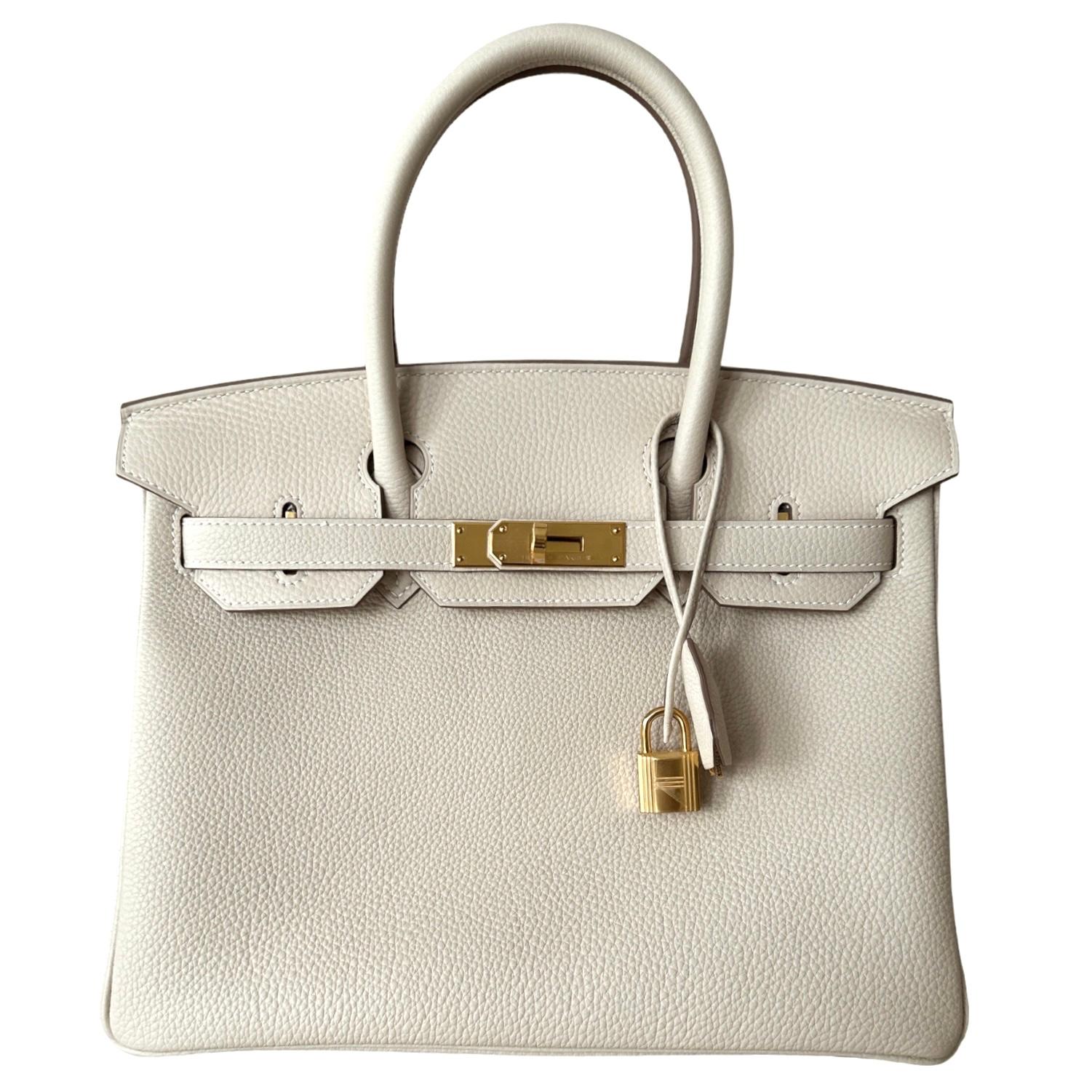 Hermes Birkin 30cm Hermes Birkin 

Color: Craie , a creamy off white

Size: 30cm

Tonal Stitching

Gold Hardware

Collection: B 2023
Fresh out never carried

Origin: France
Hermes Birkin 30 is a popular size of the iconic Birkin handbag from the