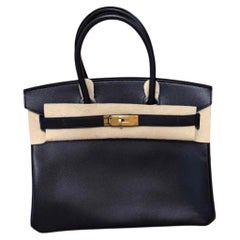 Bolso Hermes Birkin 30 Epsom negro