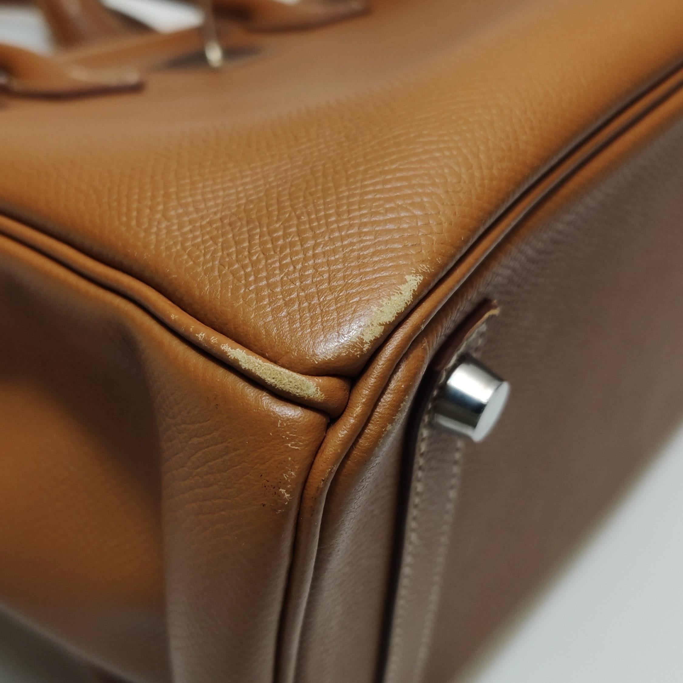 Hermes Birkin 30 Epsom Leather 37 Gold Gold Hardware 2009 10