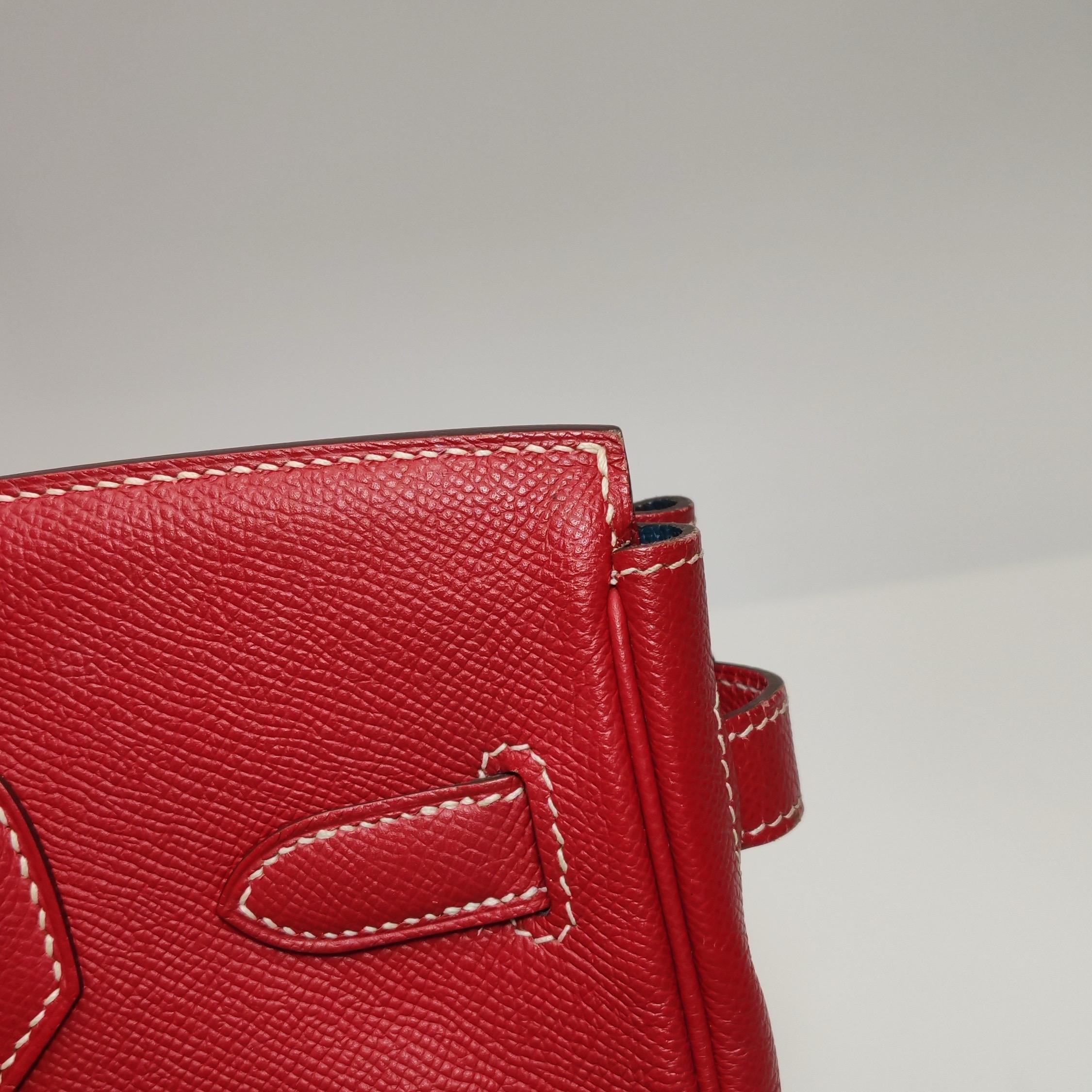 Hermes Birkin 30 Epsom Leather Red Rouge Casaque Gold Hardware 2012 10