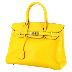 Hermes Birkin 30 Epson Leather Naples Yellow