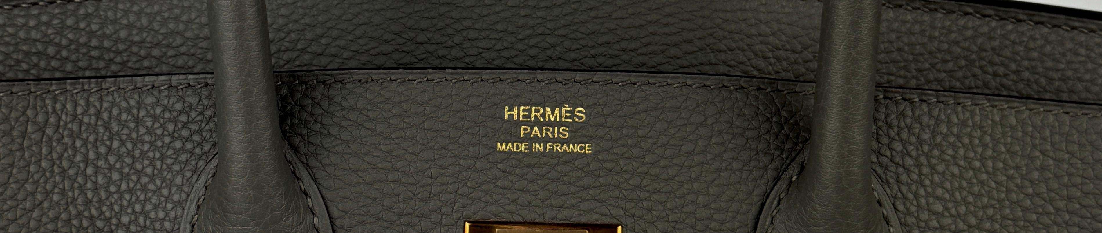 Hermes Birkin 30 Etain Grey Gray Gris Togo Leather Rose Gold Hardware Handbag  For Sale 1