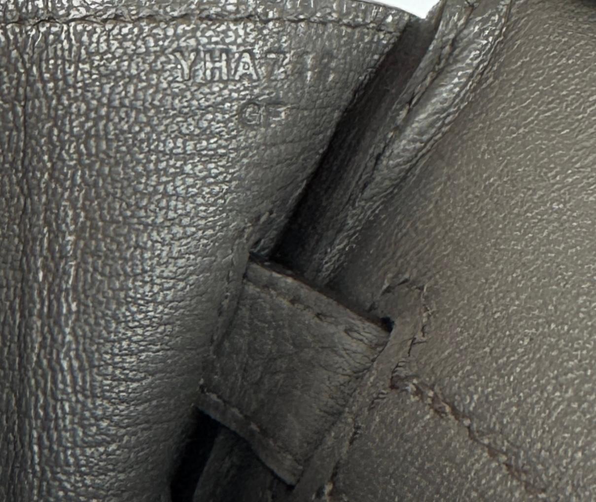 Hermes Birkin 30 Etain Grey Gray Gris Togo Leather Rose Gold Hardware Handbag  For Sale 4