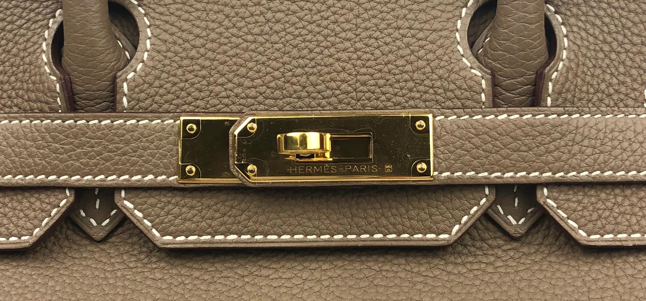 Hermes Birkin 30 Etoupe Togo Gold Hardware 2017 1