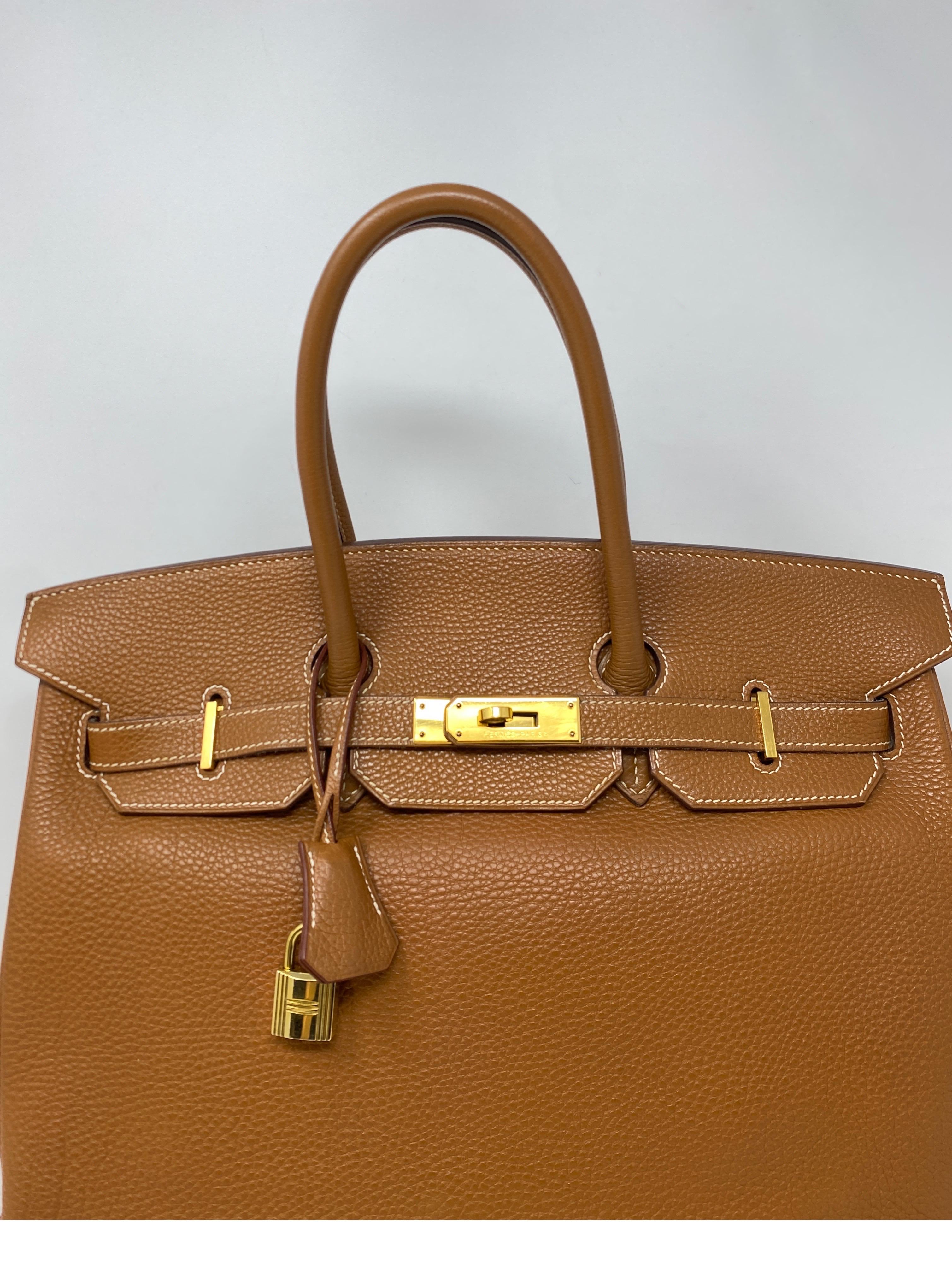 Hermes Birkin 30 Gold Bag 8