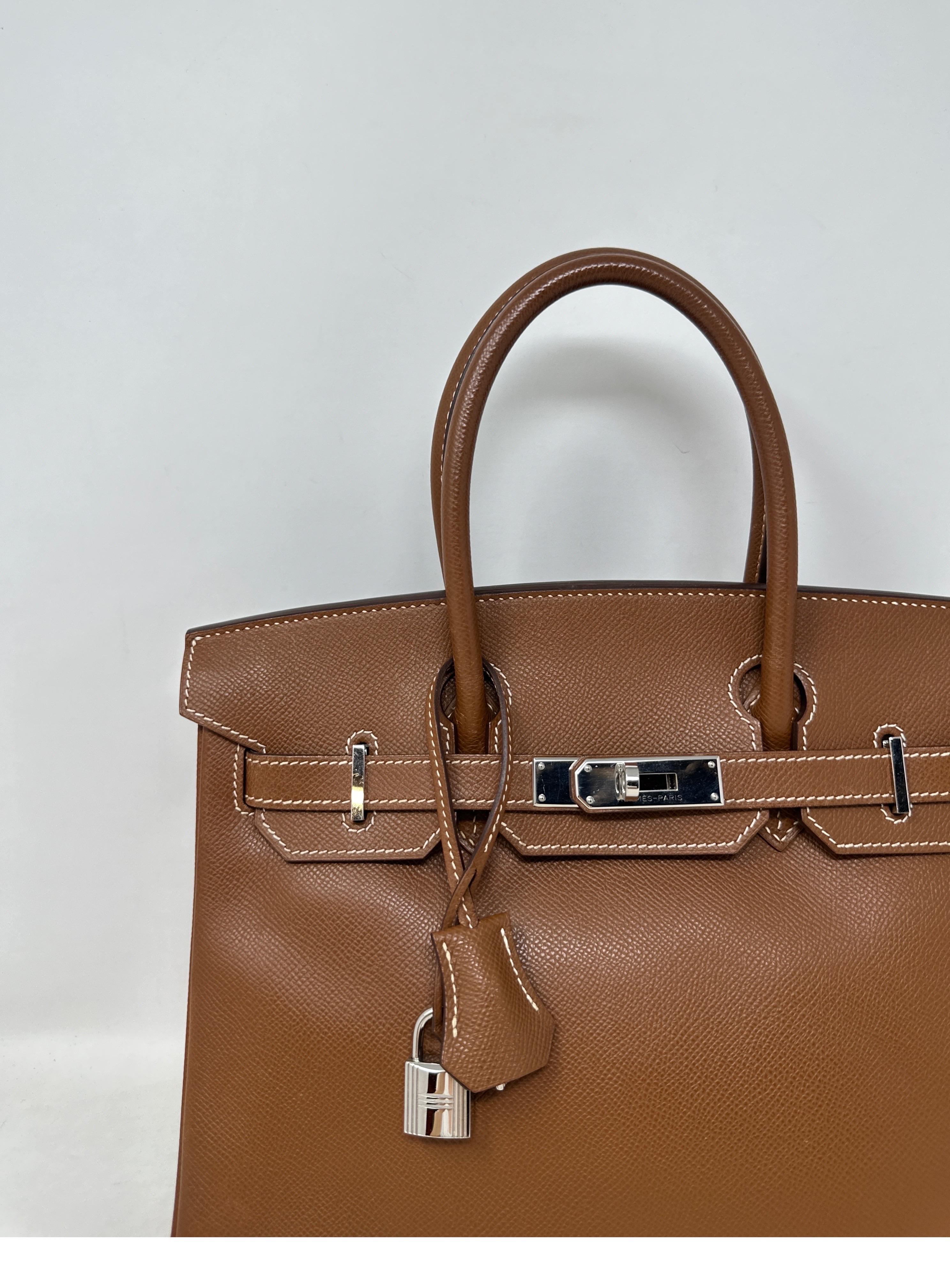 Hermes Birkin 30 Gold Bag  In Excellent Condition For Sale In Athens, GA